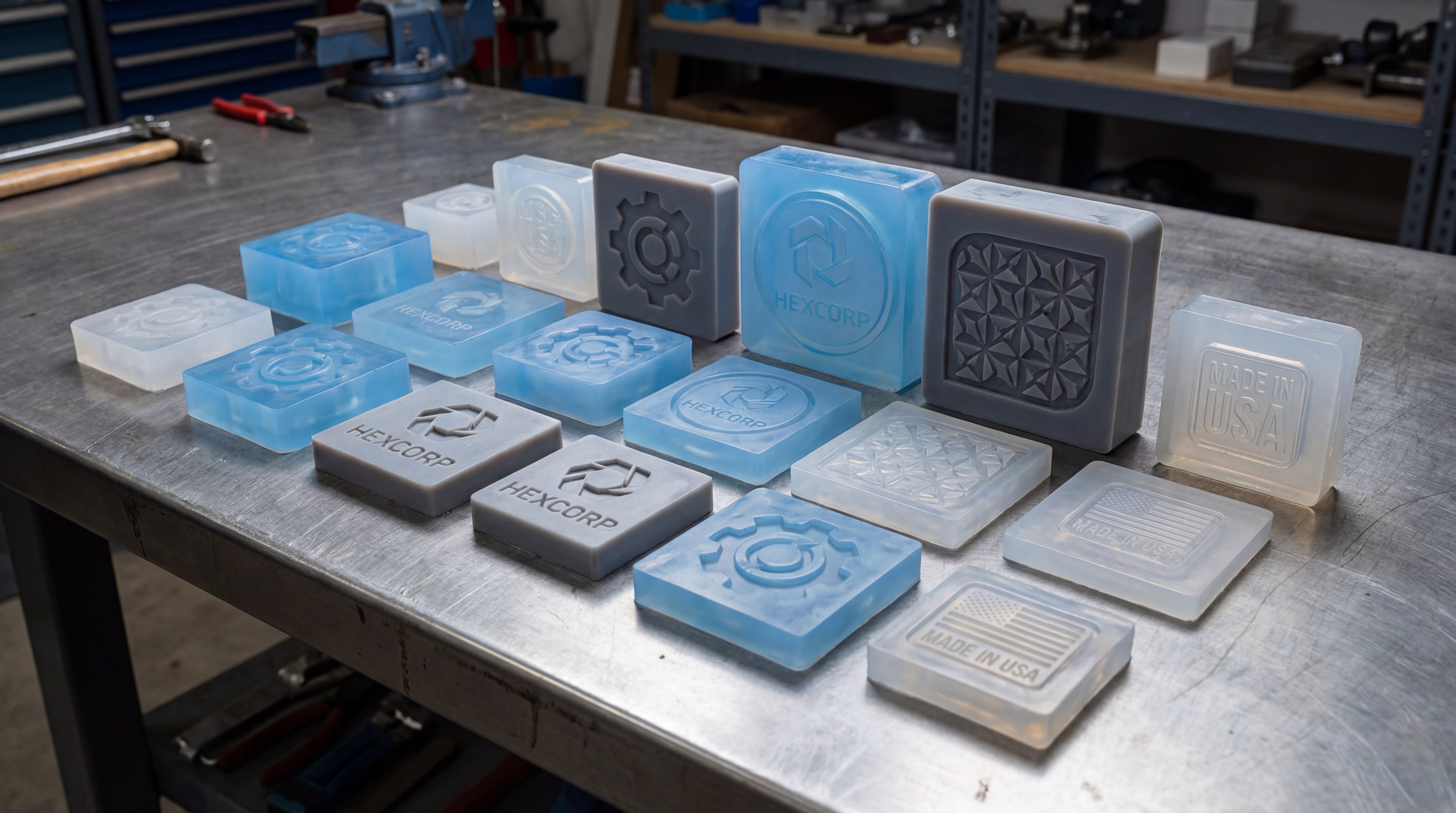 silicone molds product display