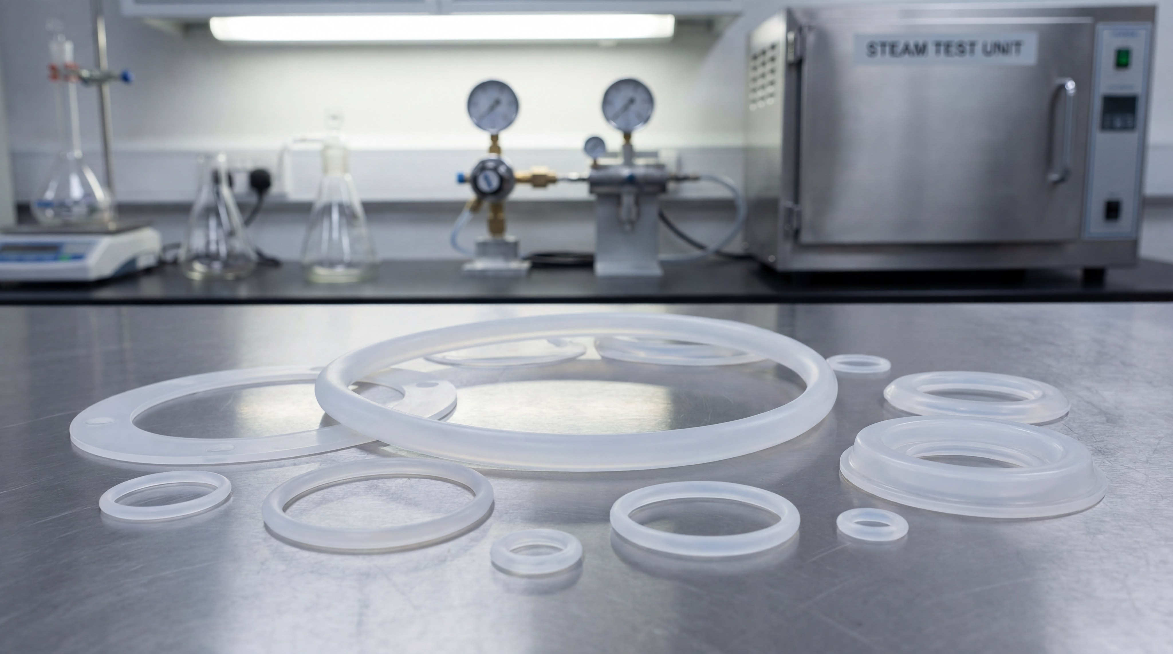 silicone gaskets seals closeup