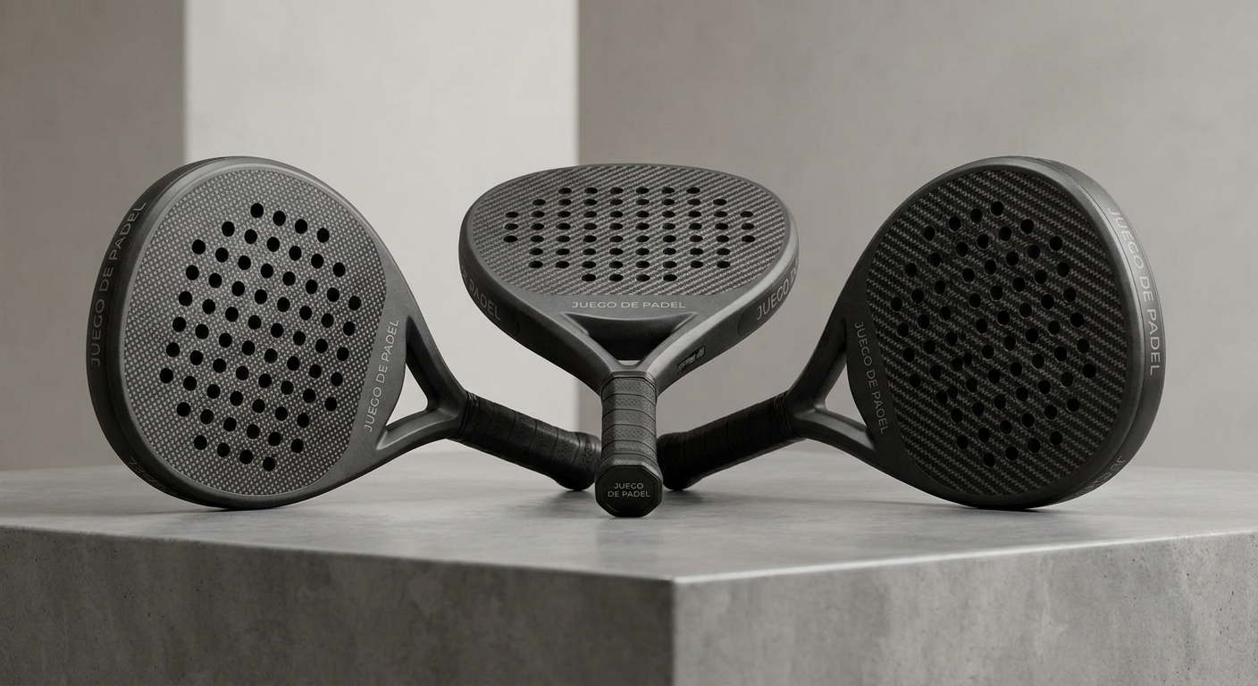 Padel rackets product photography