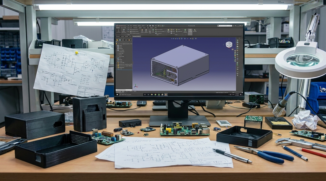 Industrial Engineering CAD Workspace