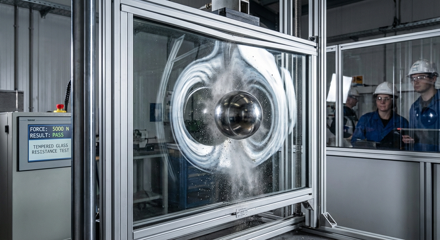 tempered glass impact test