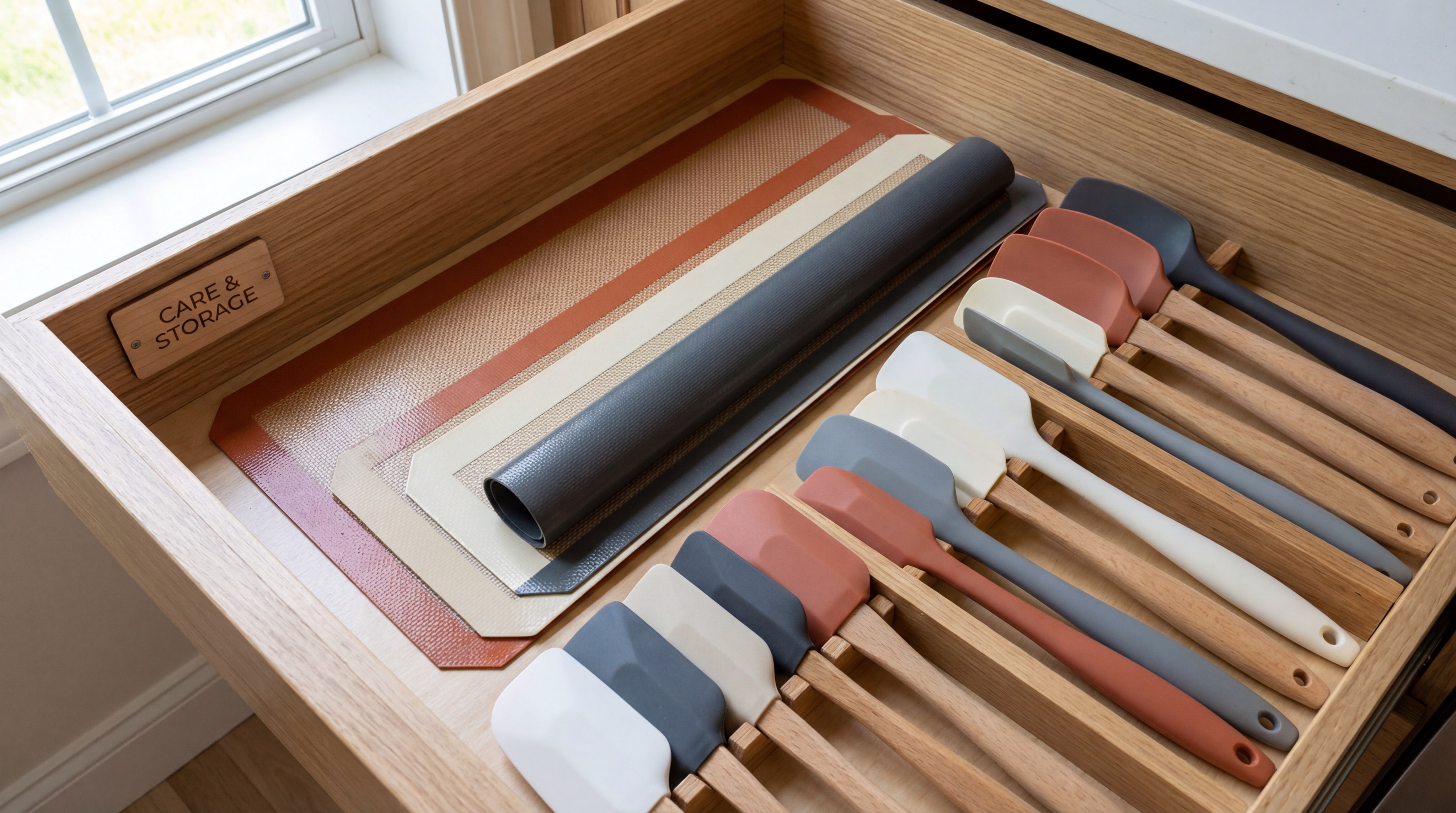 Organized Kitchen Drawer Storage