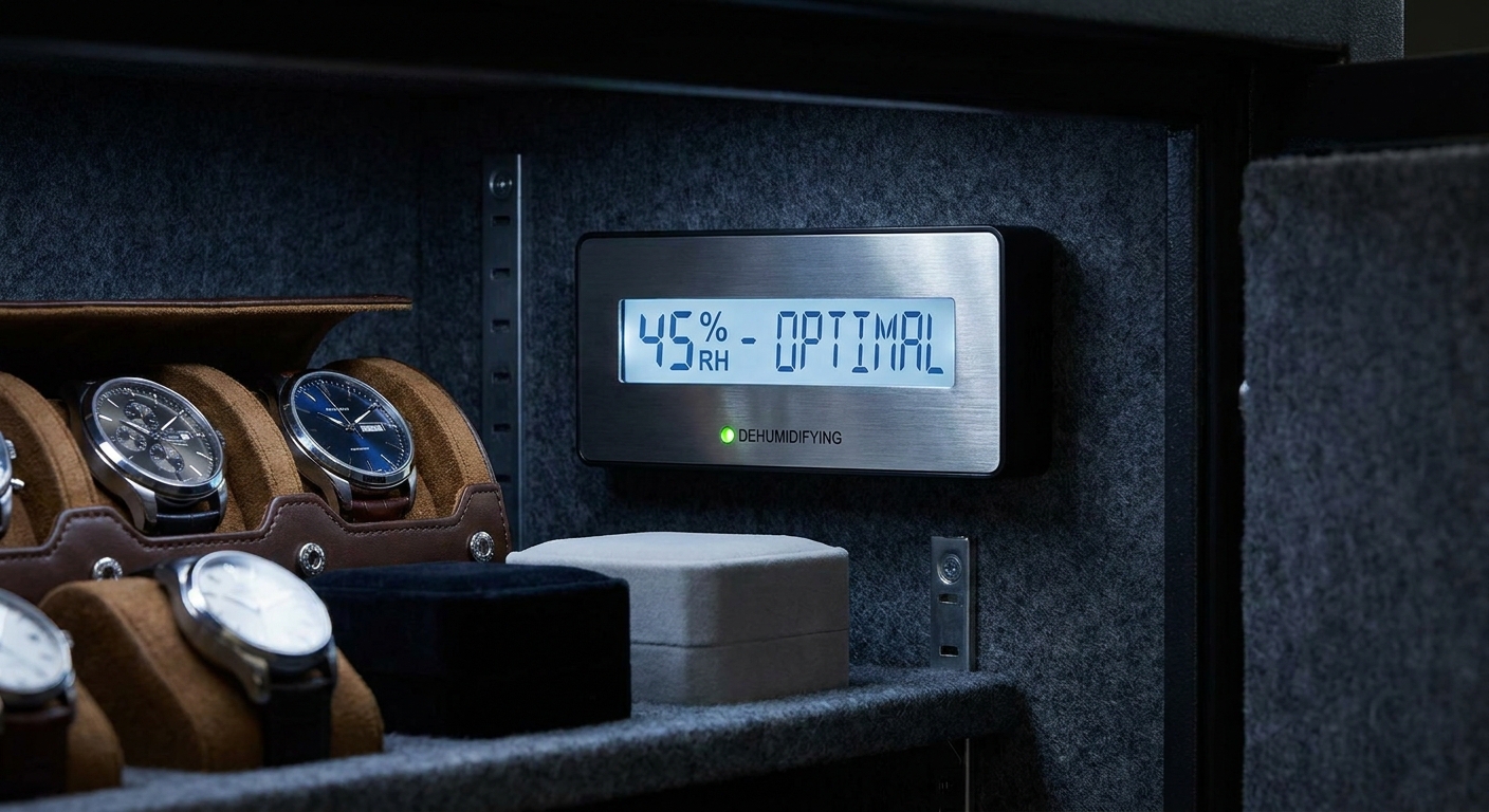Hygrometer safe humidity control