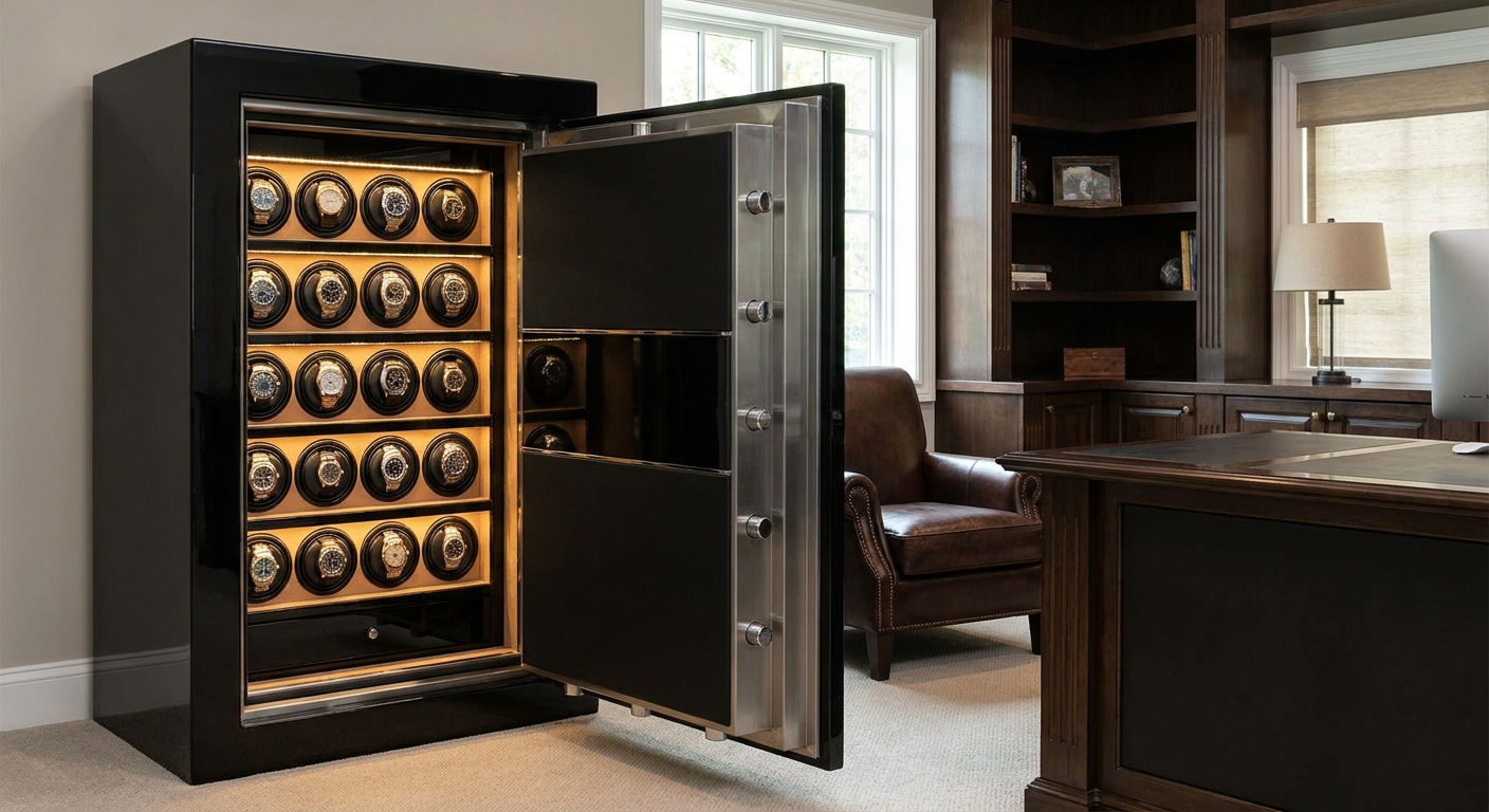 luxury watch storage safe