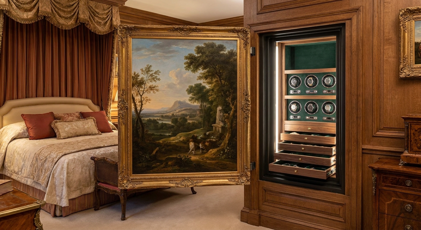 concealed jewelry safe bedroom