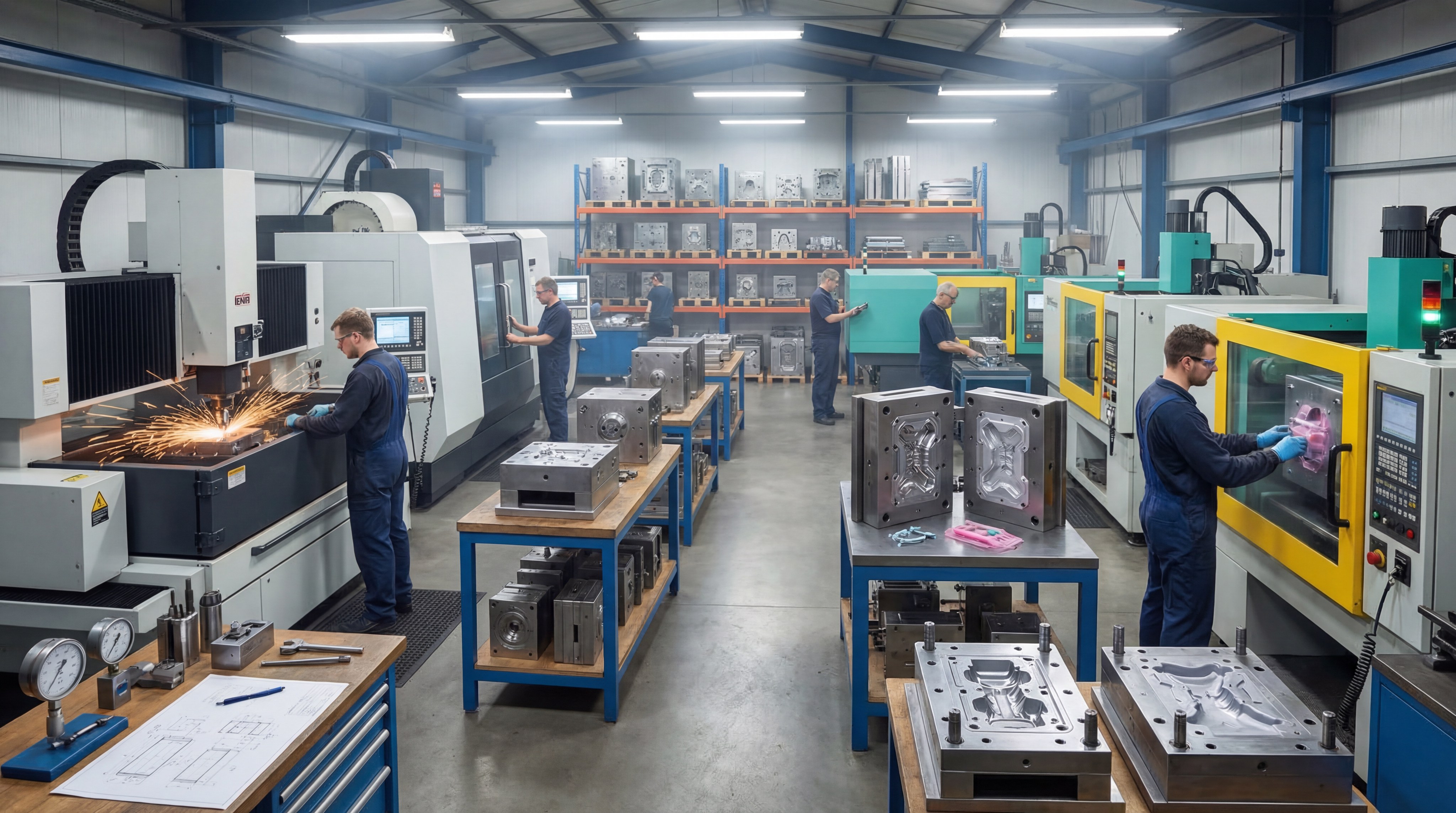 Precision Silicone Injection Mold Tooling Workshop