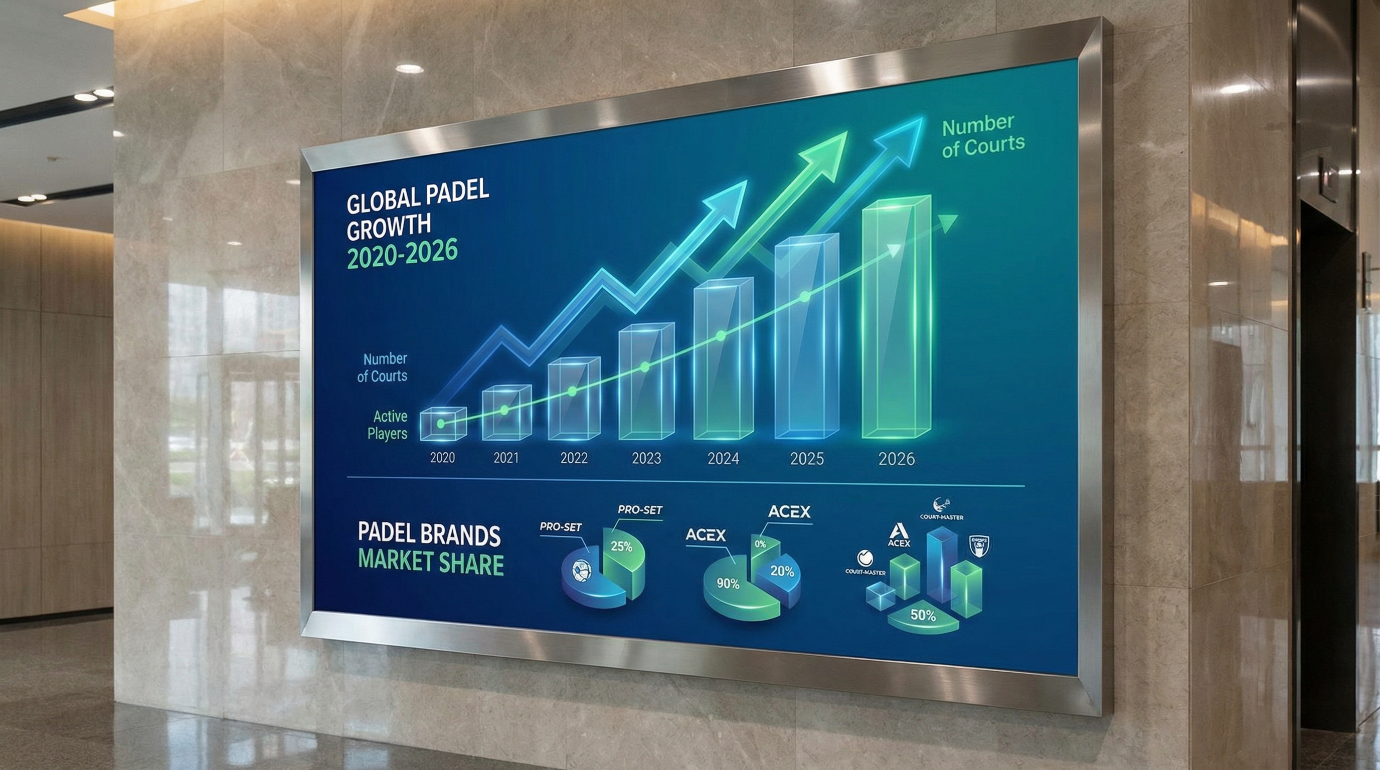 padel sport growth infographic