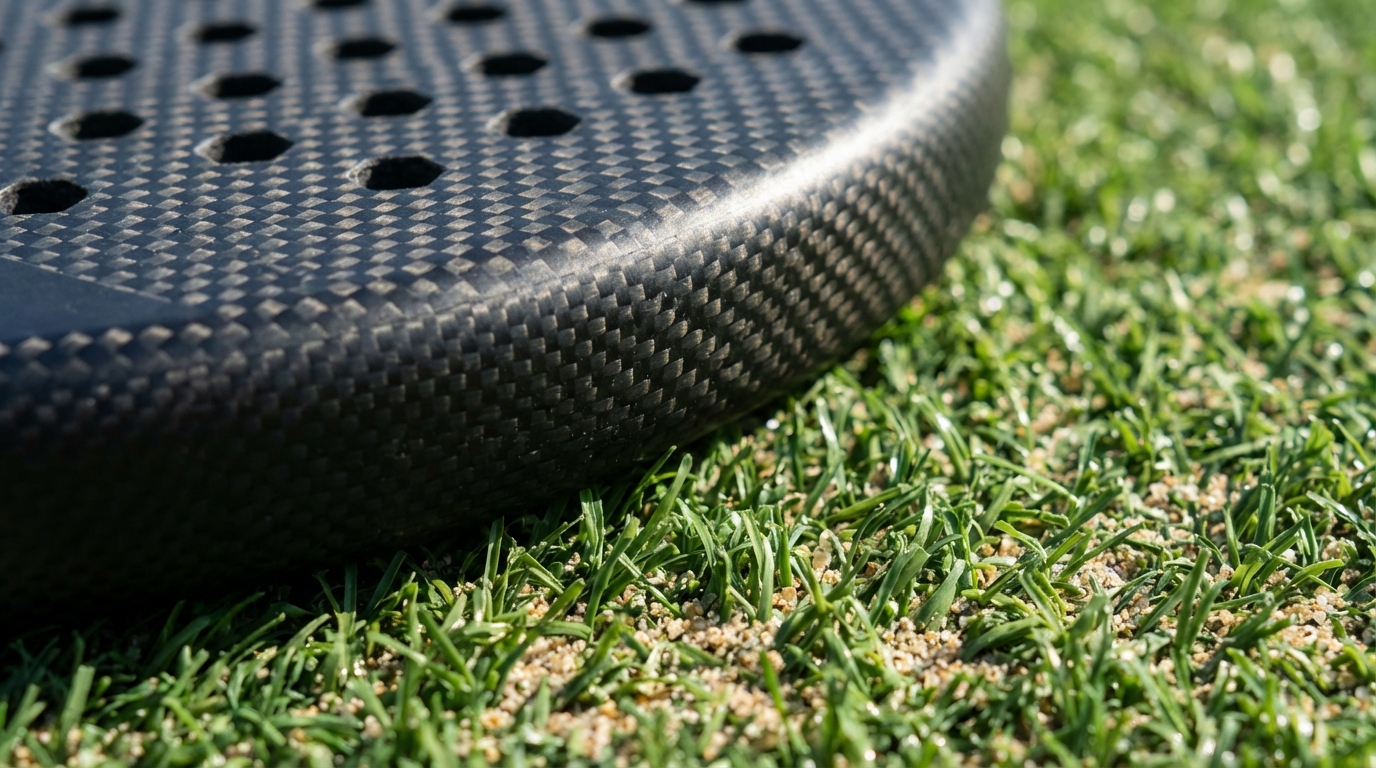 padel racket close up