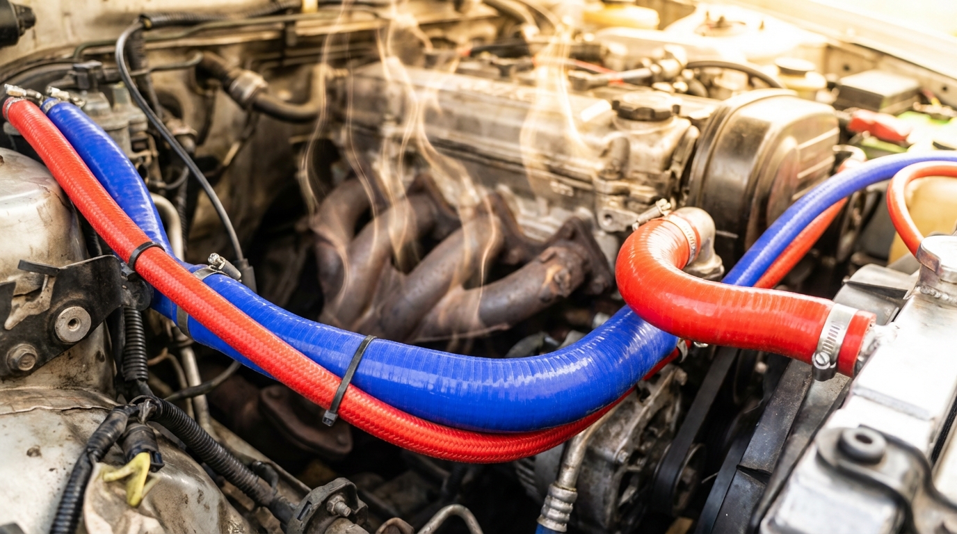 automotive silicone hoses engine bay