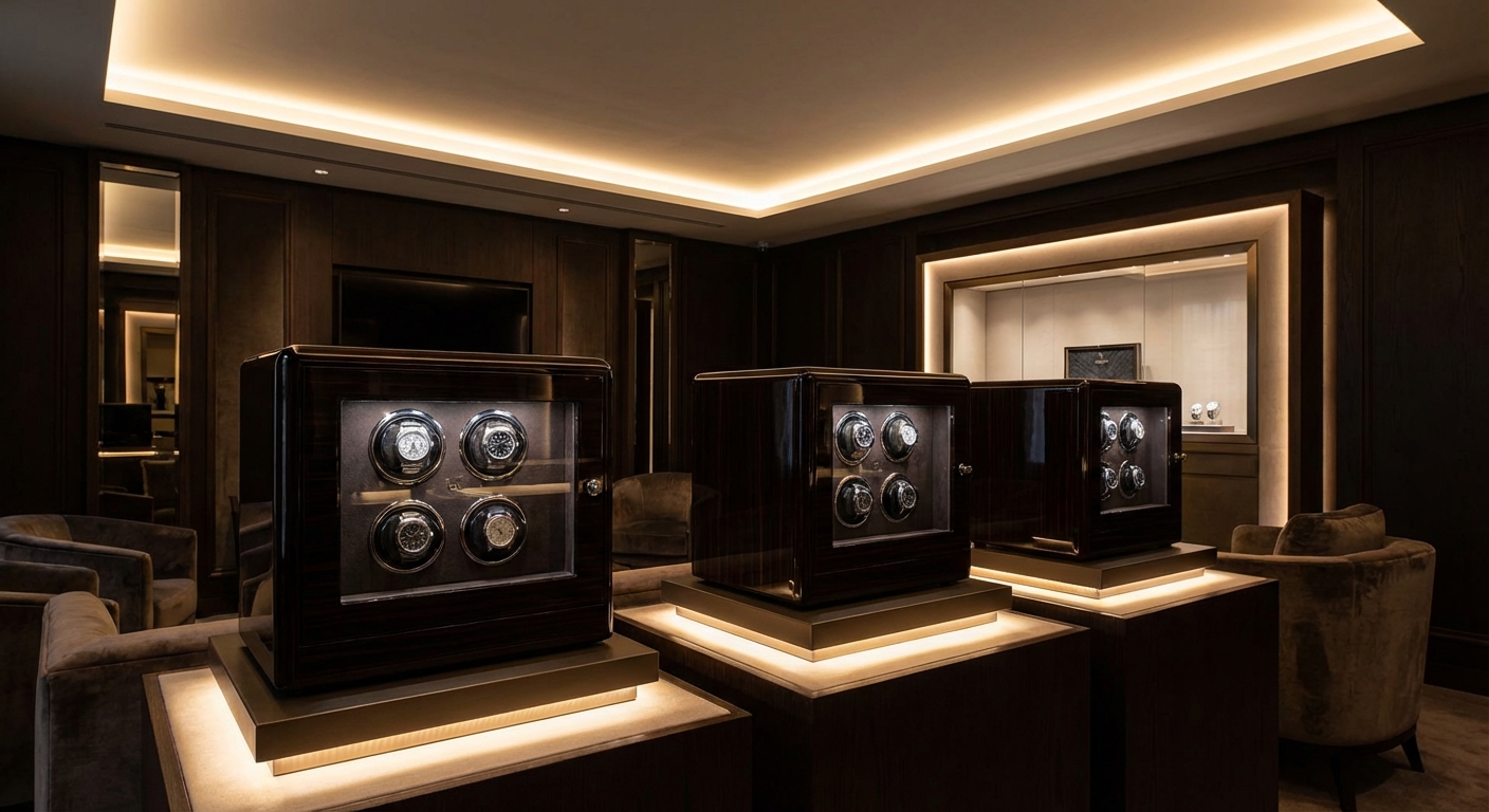 Premium Watch Winder Safes Showroom