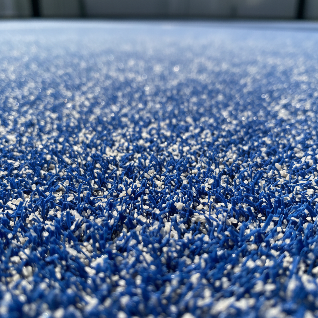 Padel turf texture macro