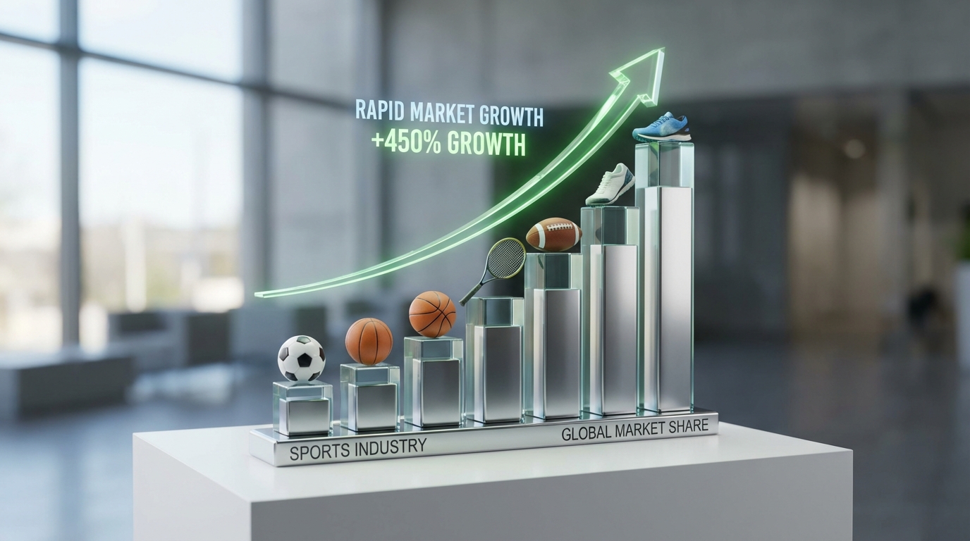 business growth bar chart visualization
