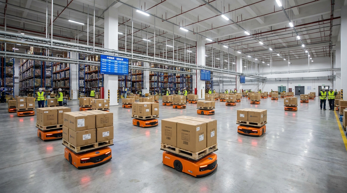 modern logistics warehouse china