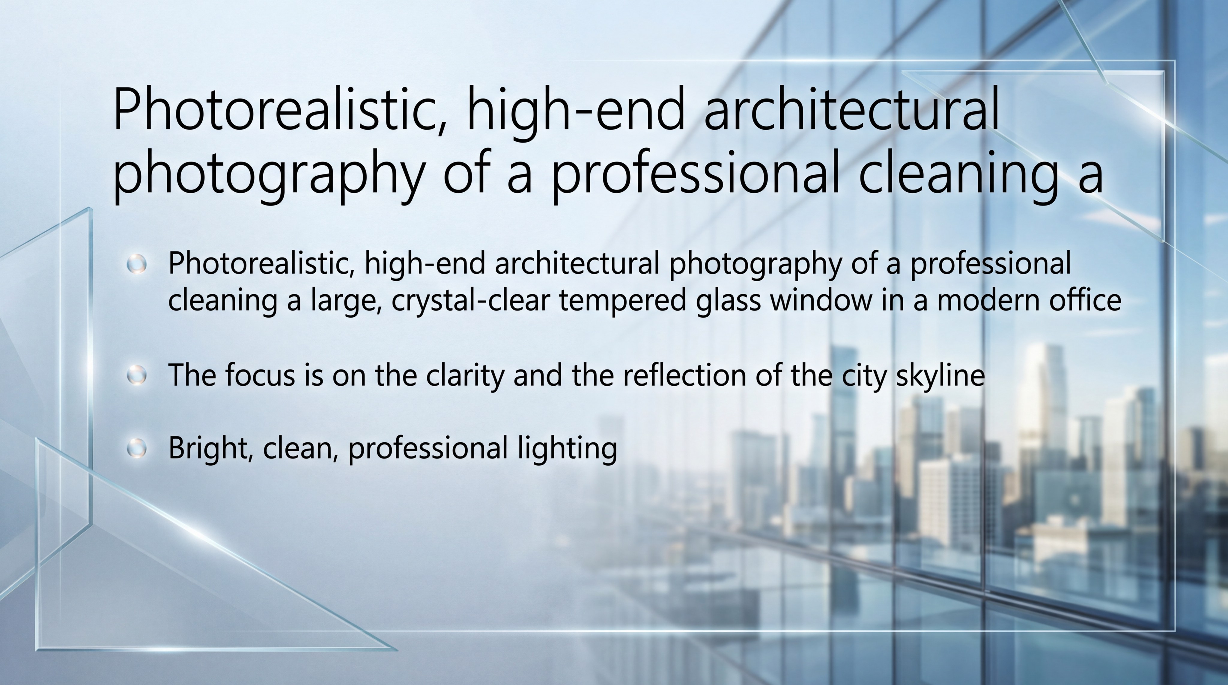 Professional office window cleaning