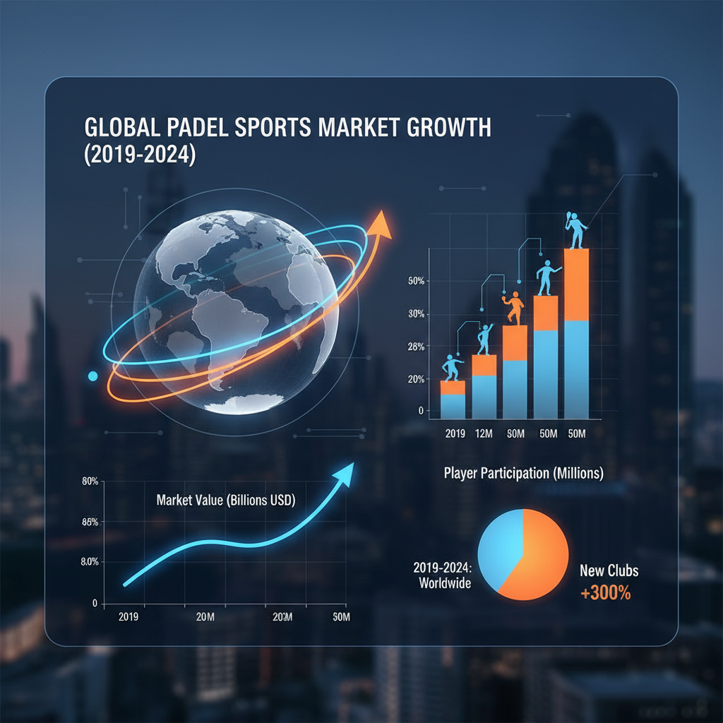 Global Padel Market Growth chart