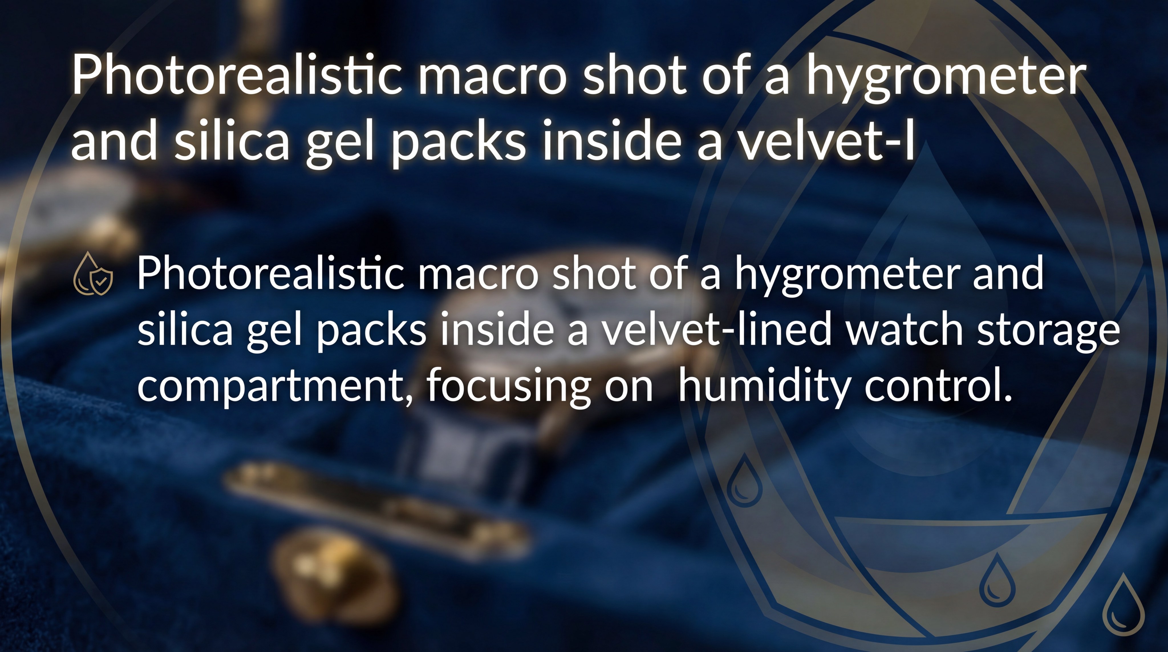 hygrometer silica gel watch storage