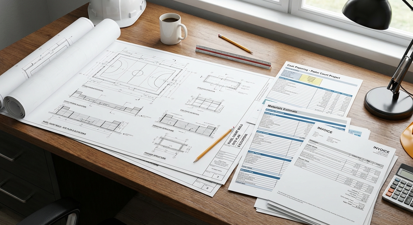 padel court construction planning