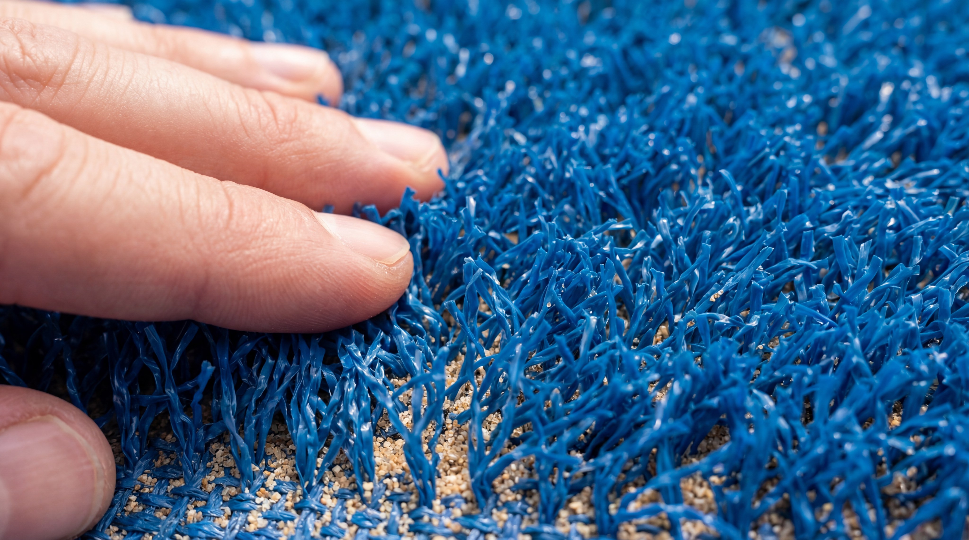 padel court turf texture macro