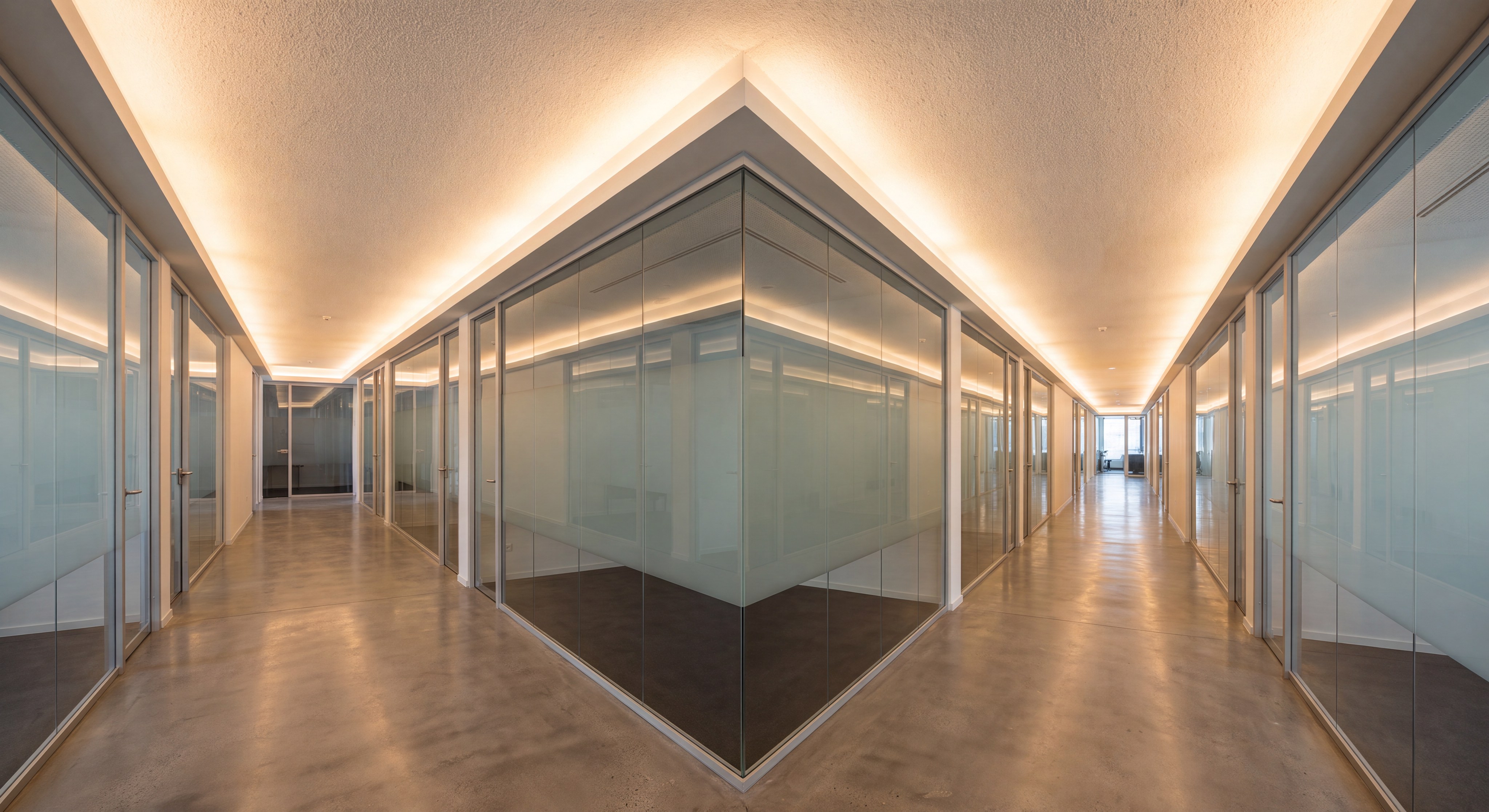 Modern Office Corridor