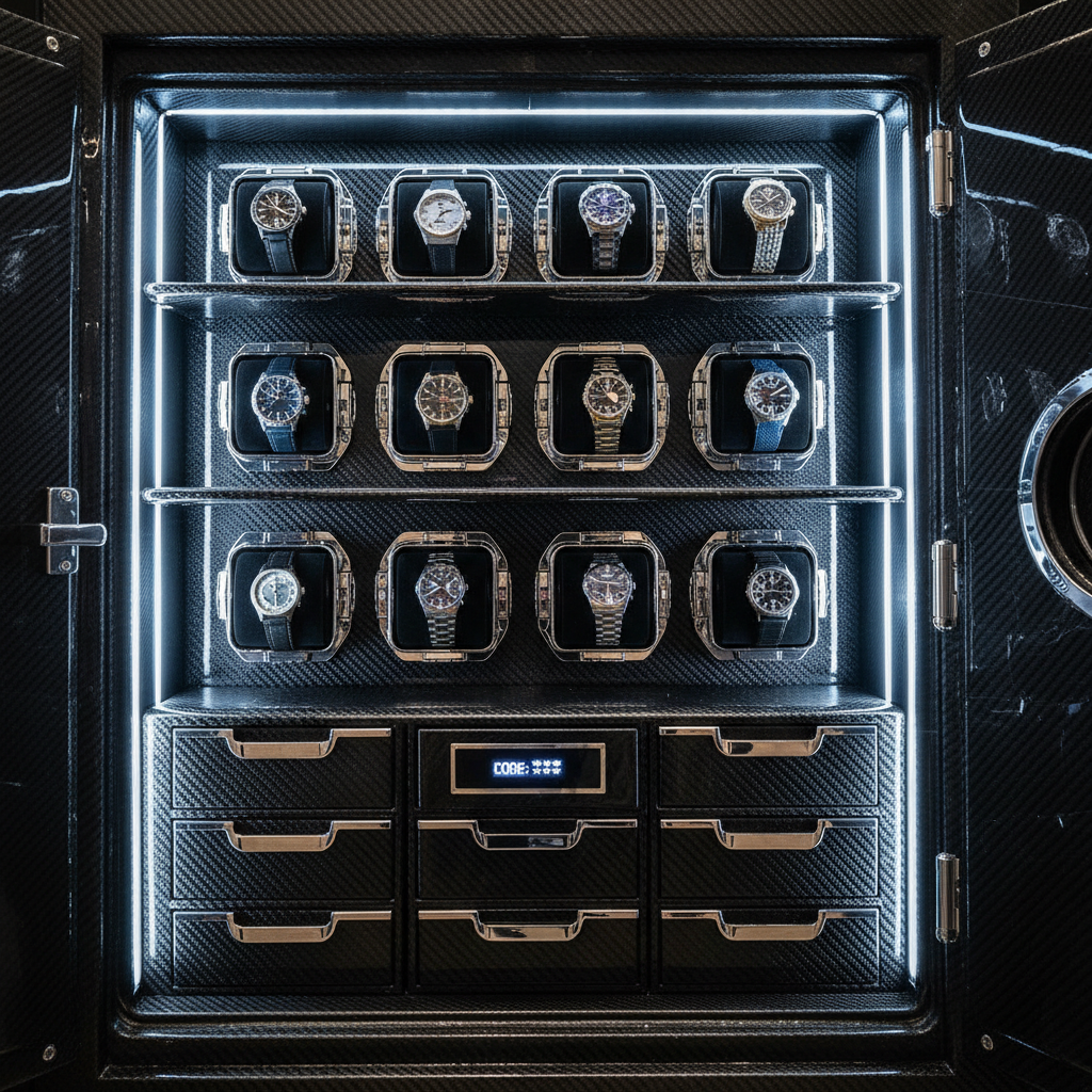 luxury safe interior visualization