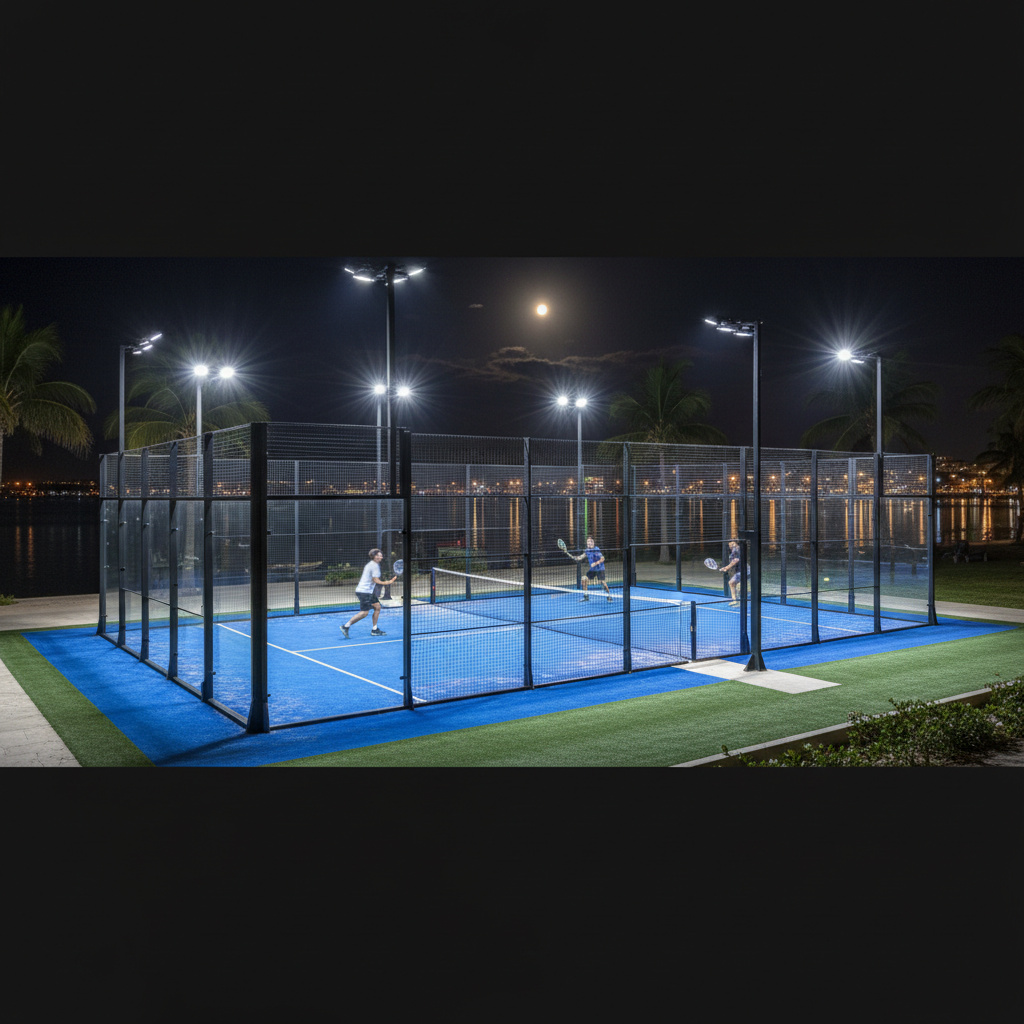 padel court night led