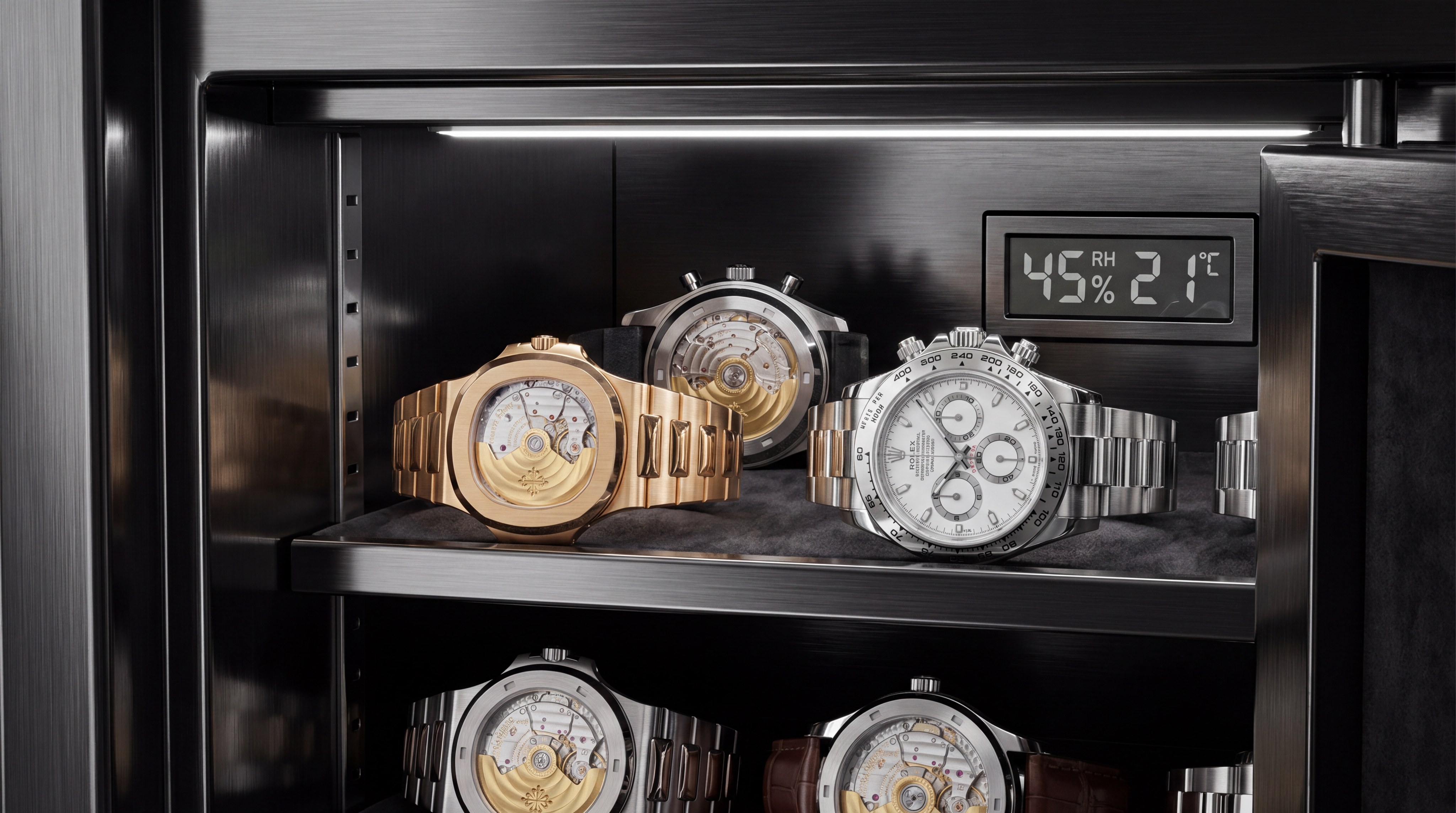 luxury watches safe collection