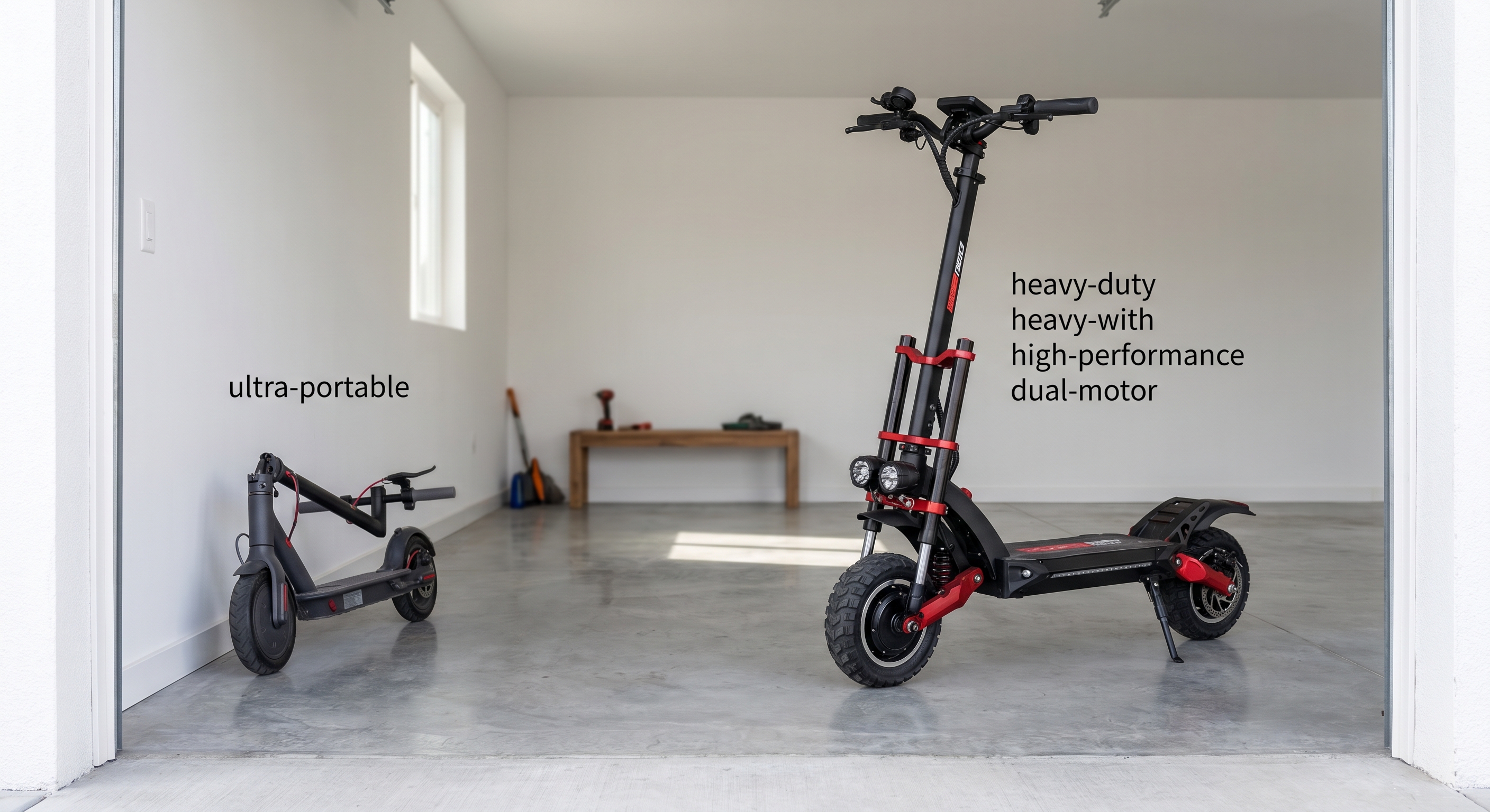 Electric Scooter Size Comparison