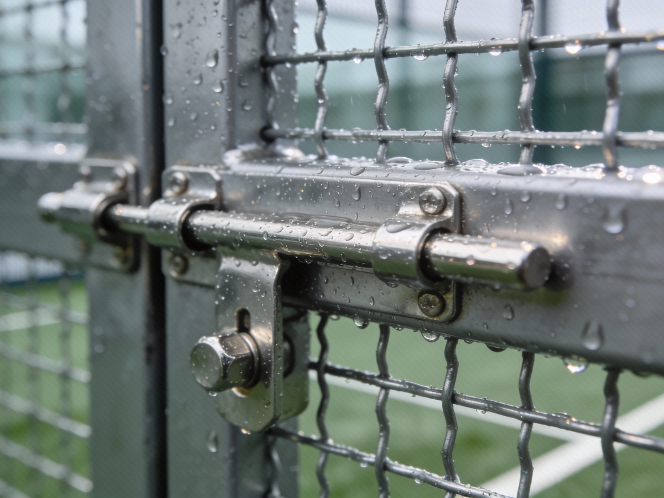 padel court hardware macro