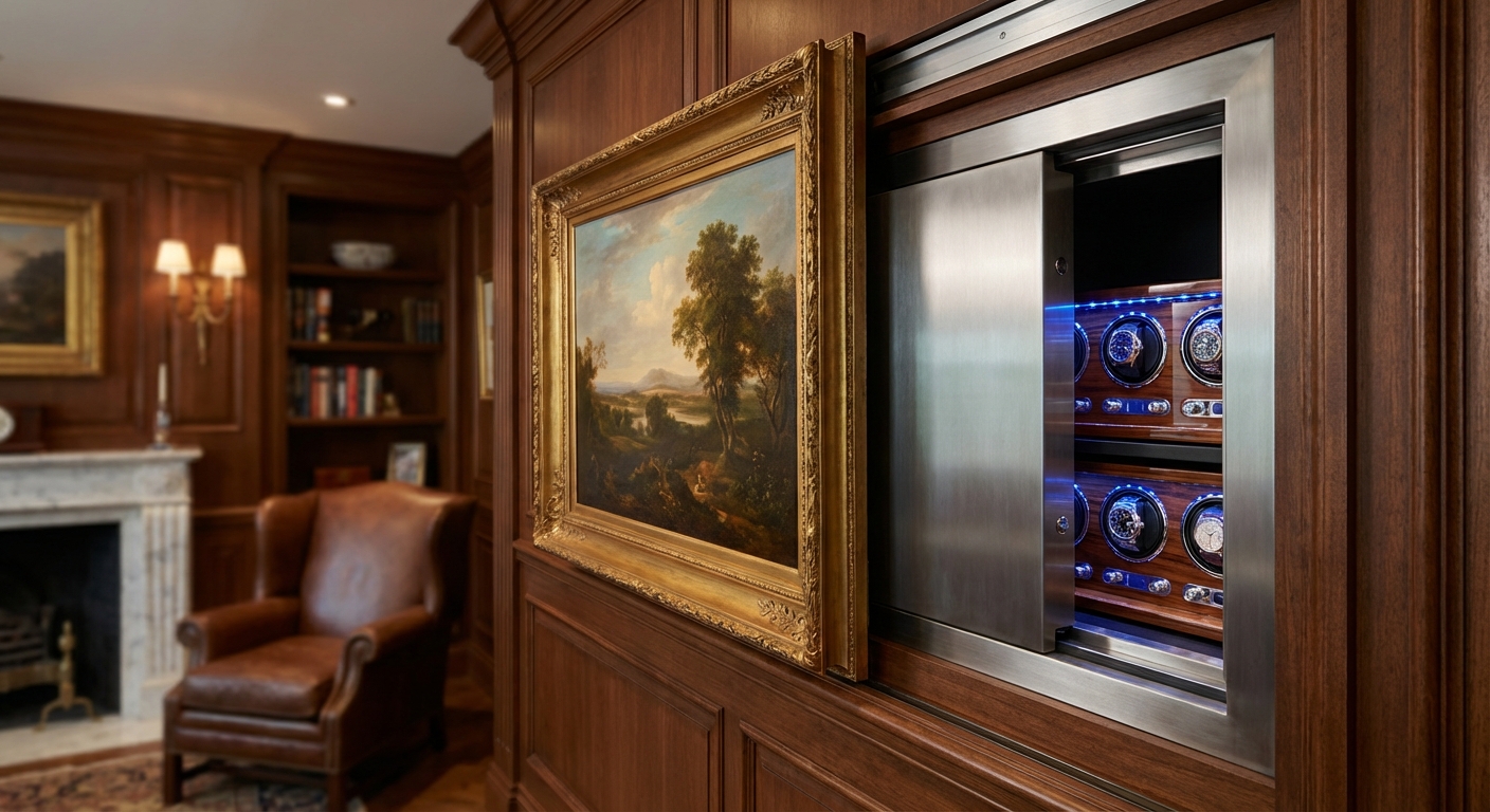 hidden watch safe interior design