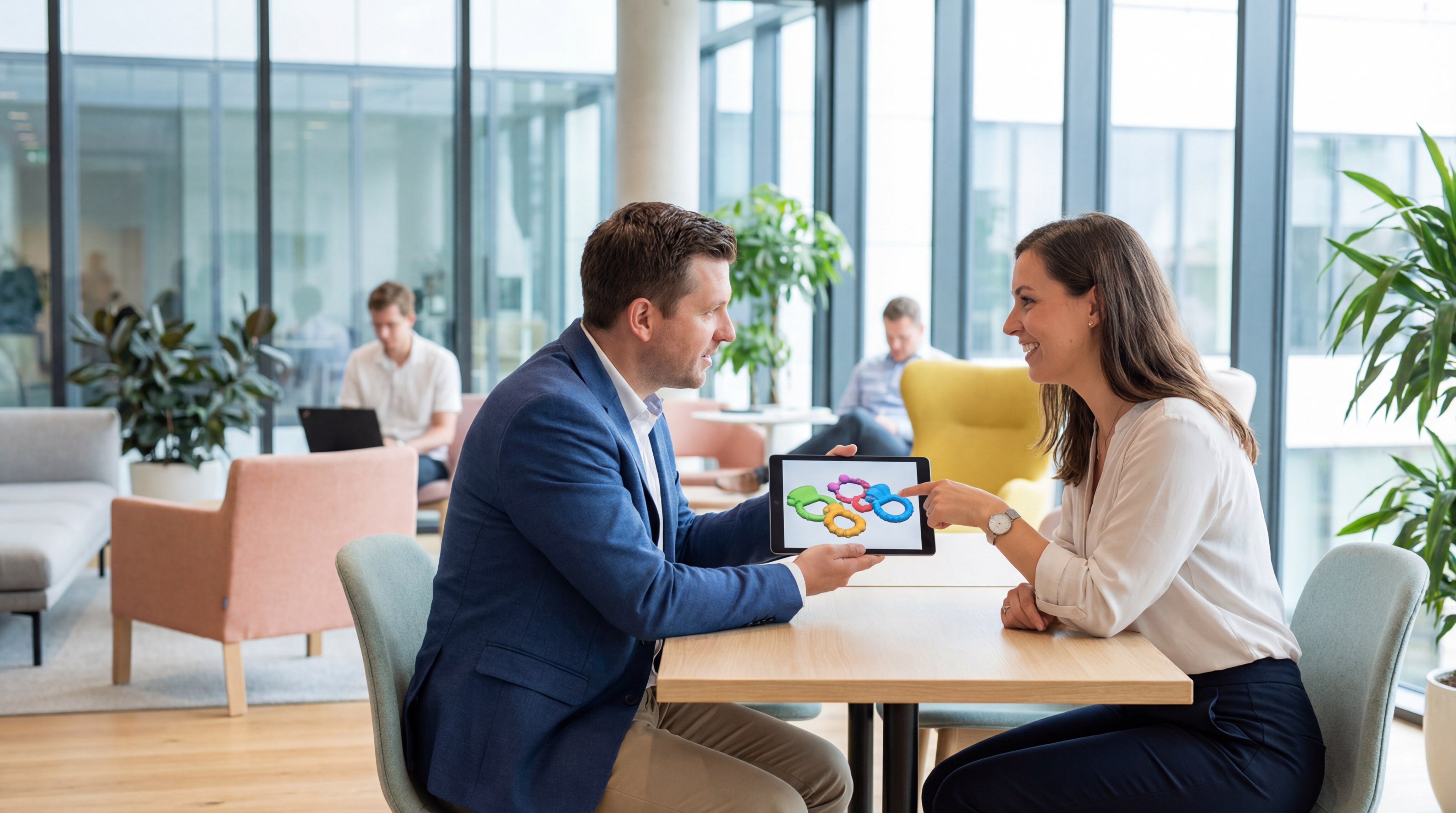 b2b business consultation teether design