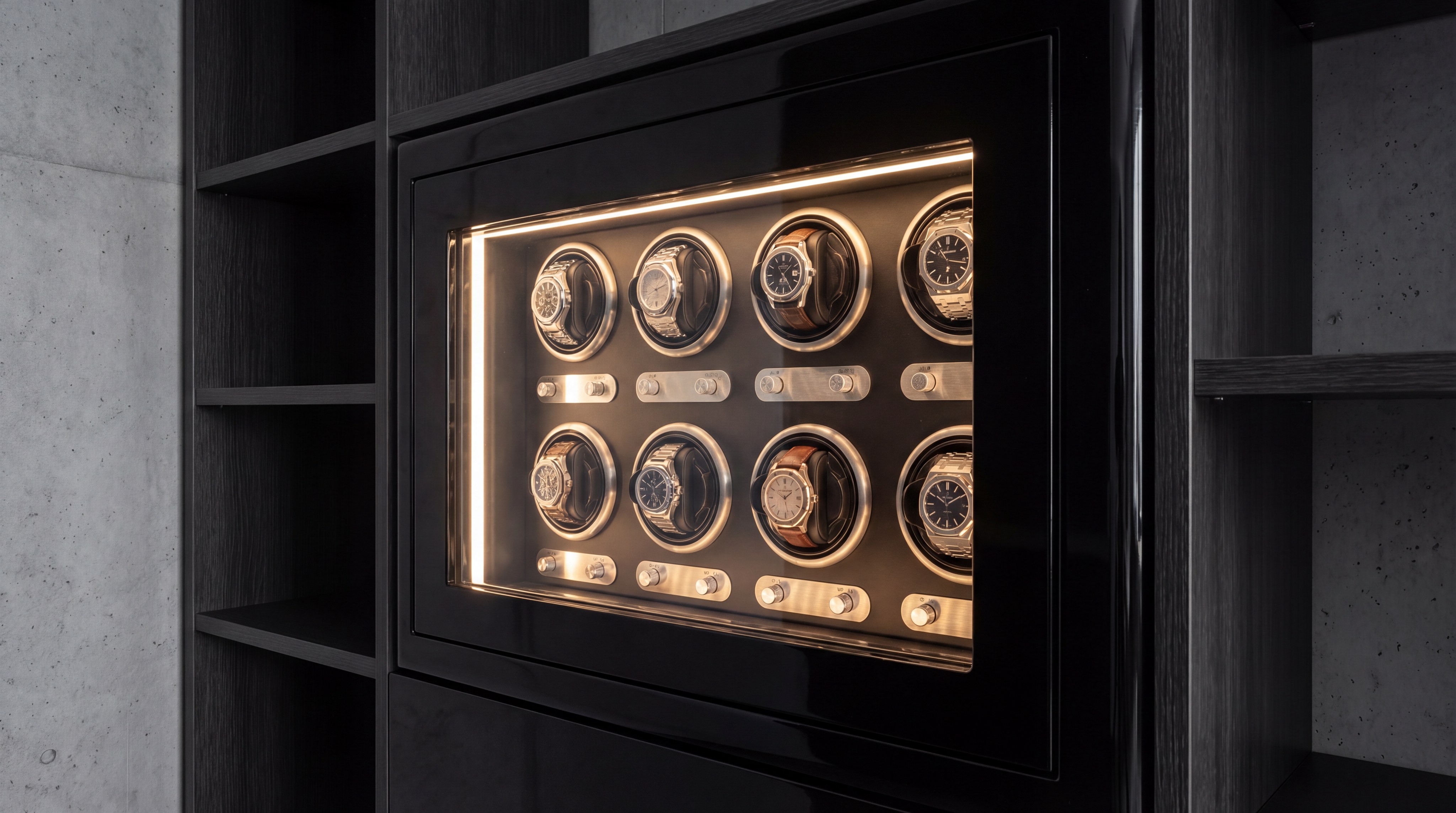 luxury watch winder safe product