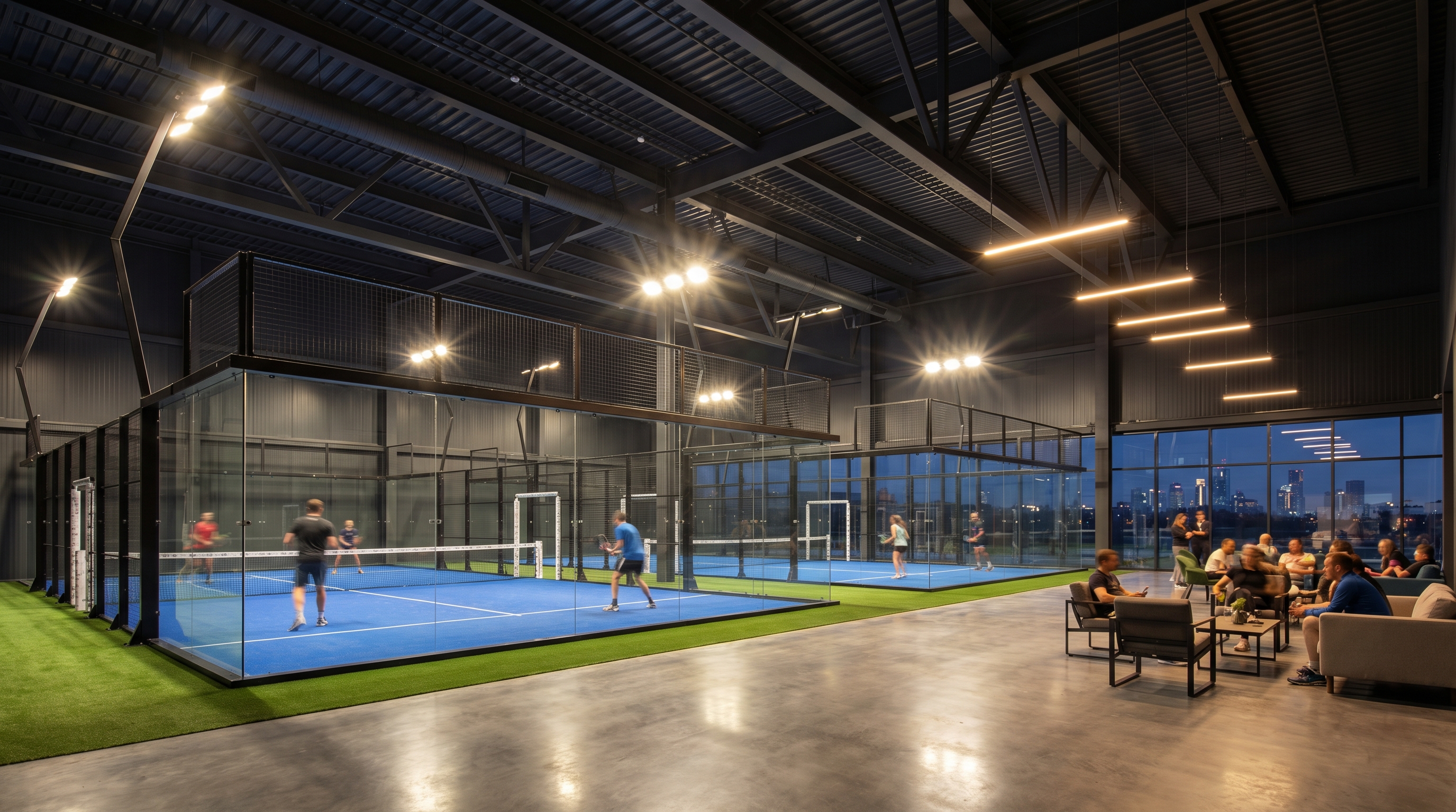 padel club indoor professional