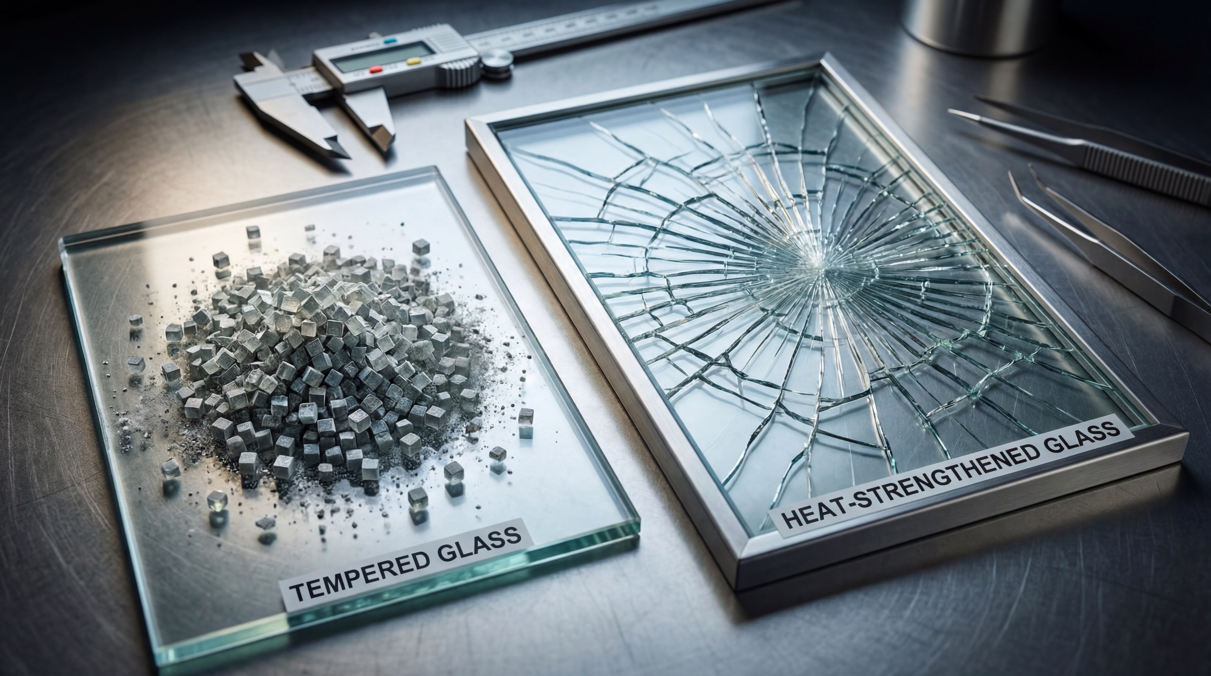 Glass Samples Macro Comparison