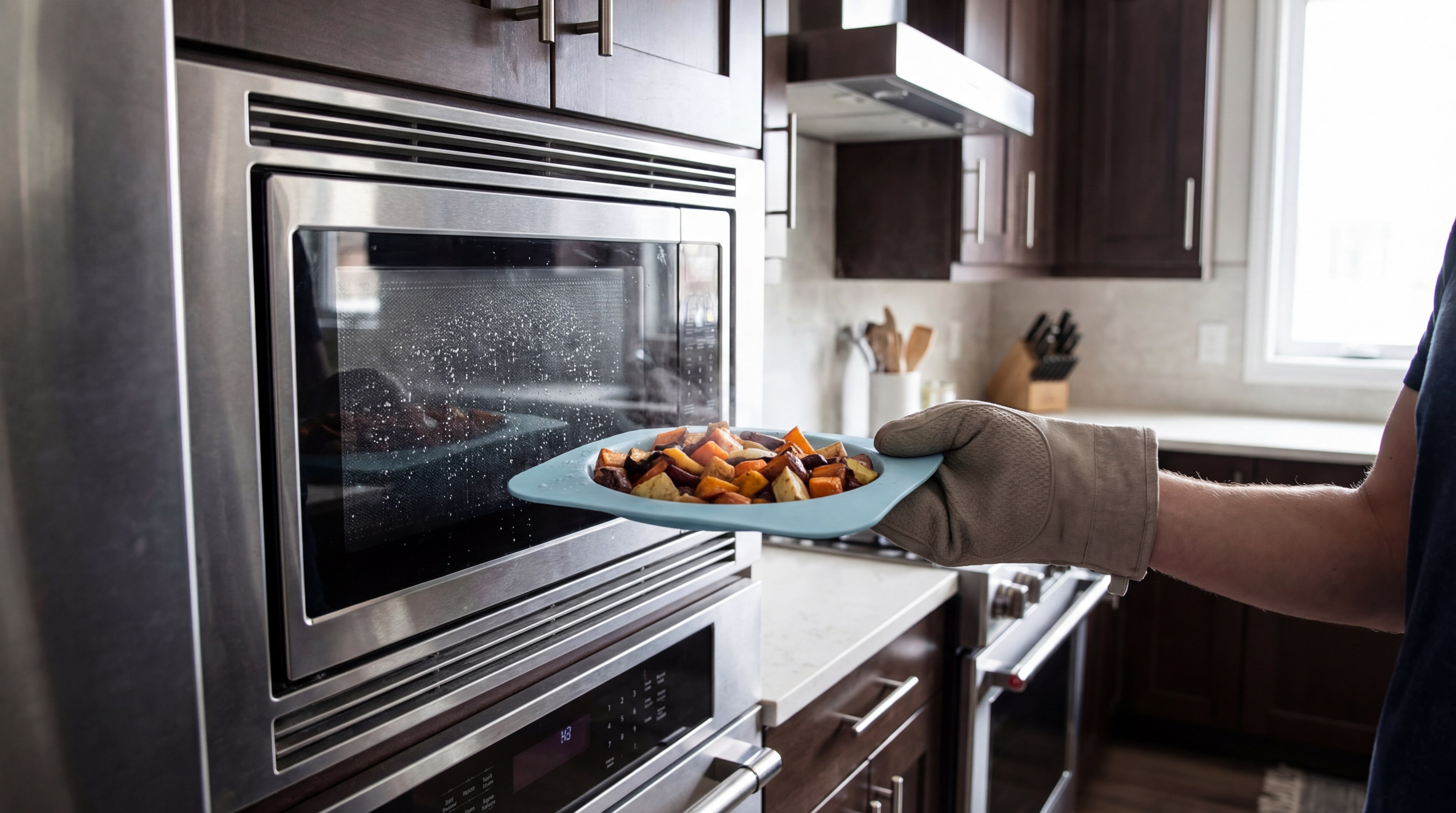 silicone plate microwave removal