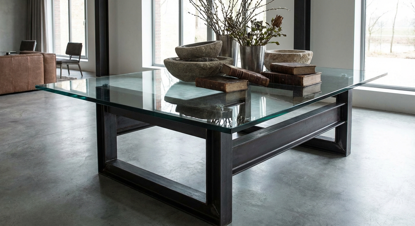 glass dining table centerpiece