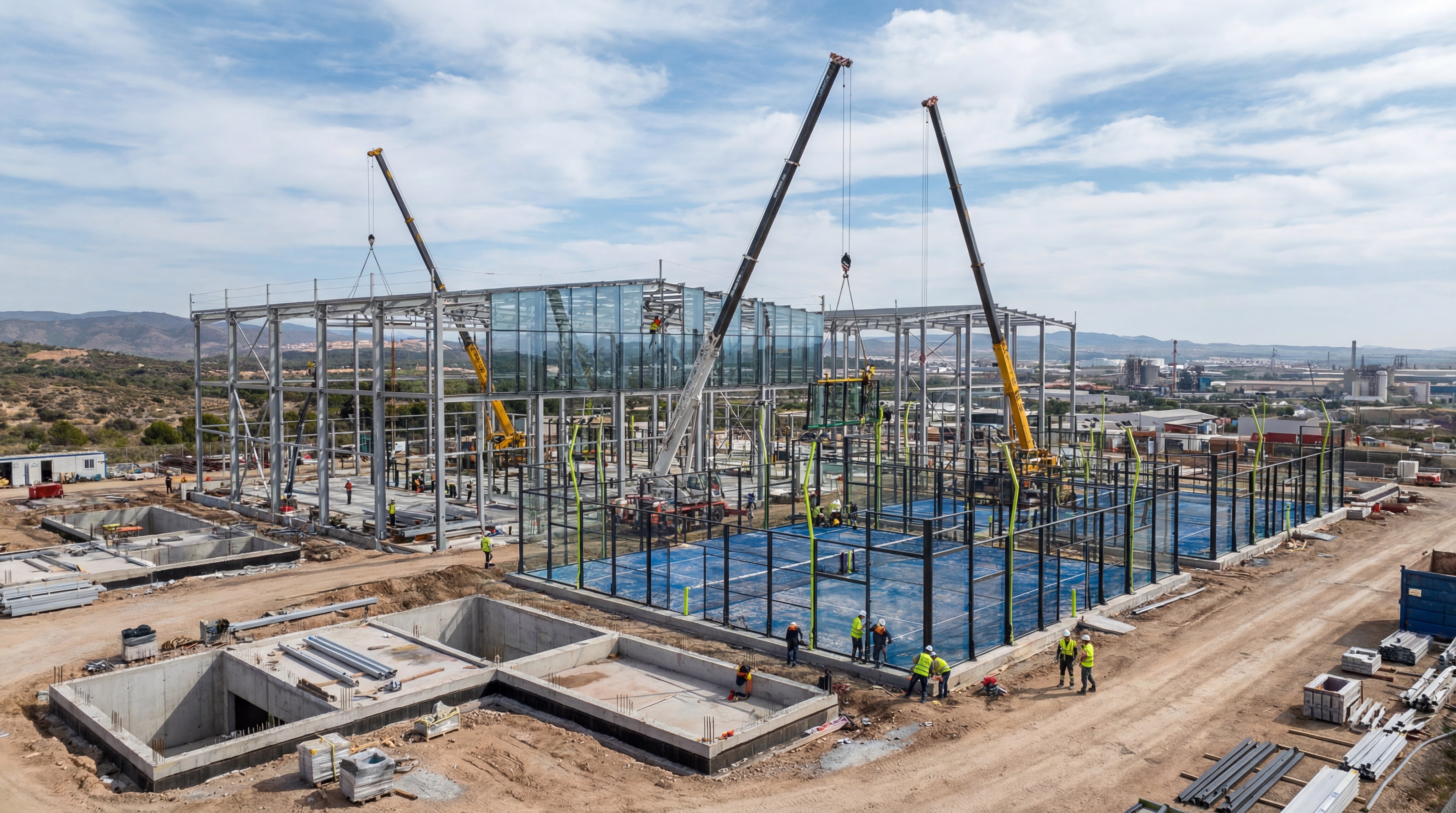Industrial Construction of Padel Facility