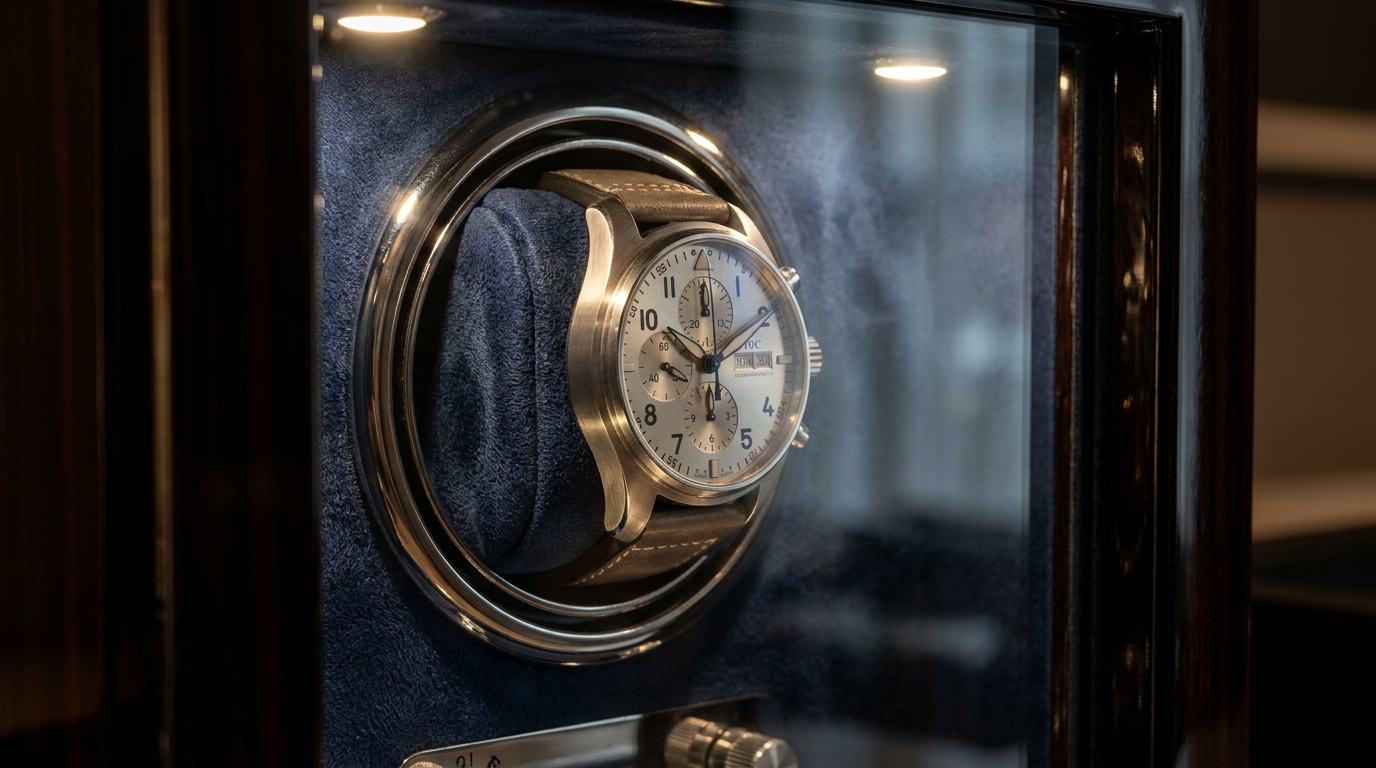 luxury watch safe display
