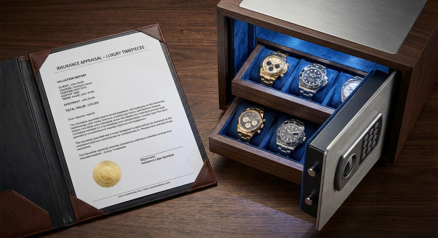 insurance appraisal luxury watch safe index 9