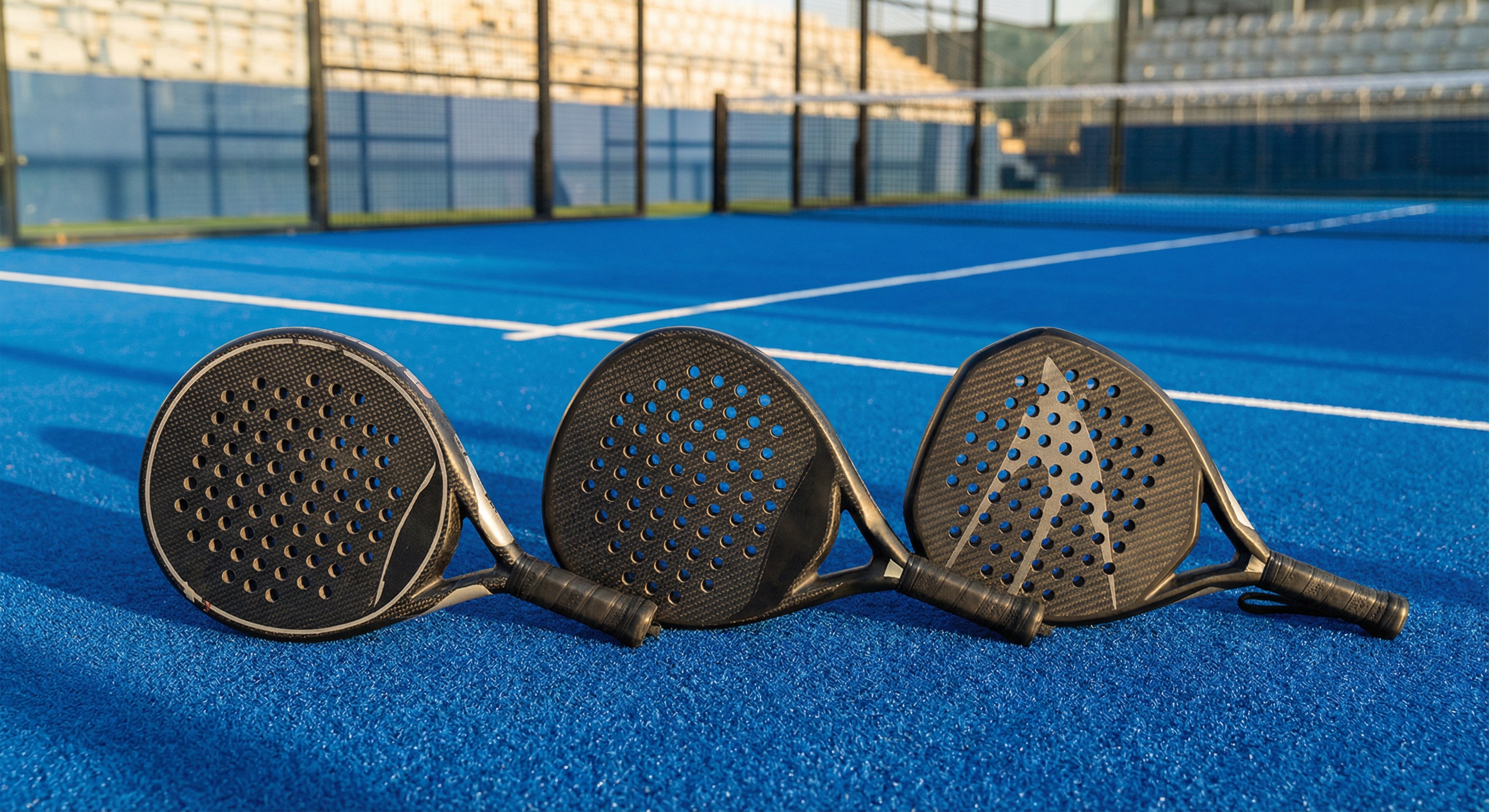 padel rackets shape comparison