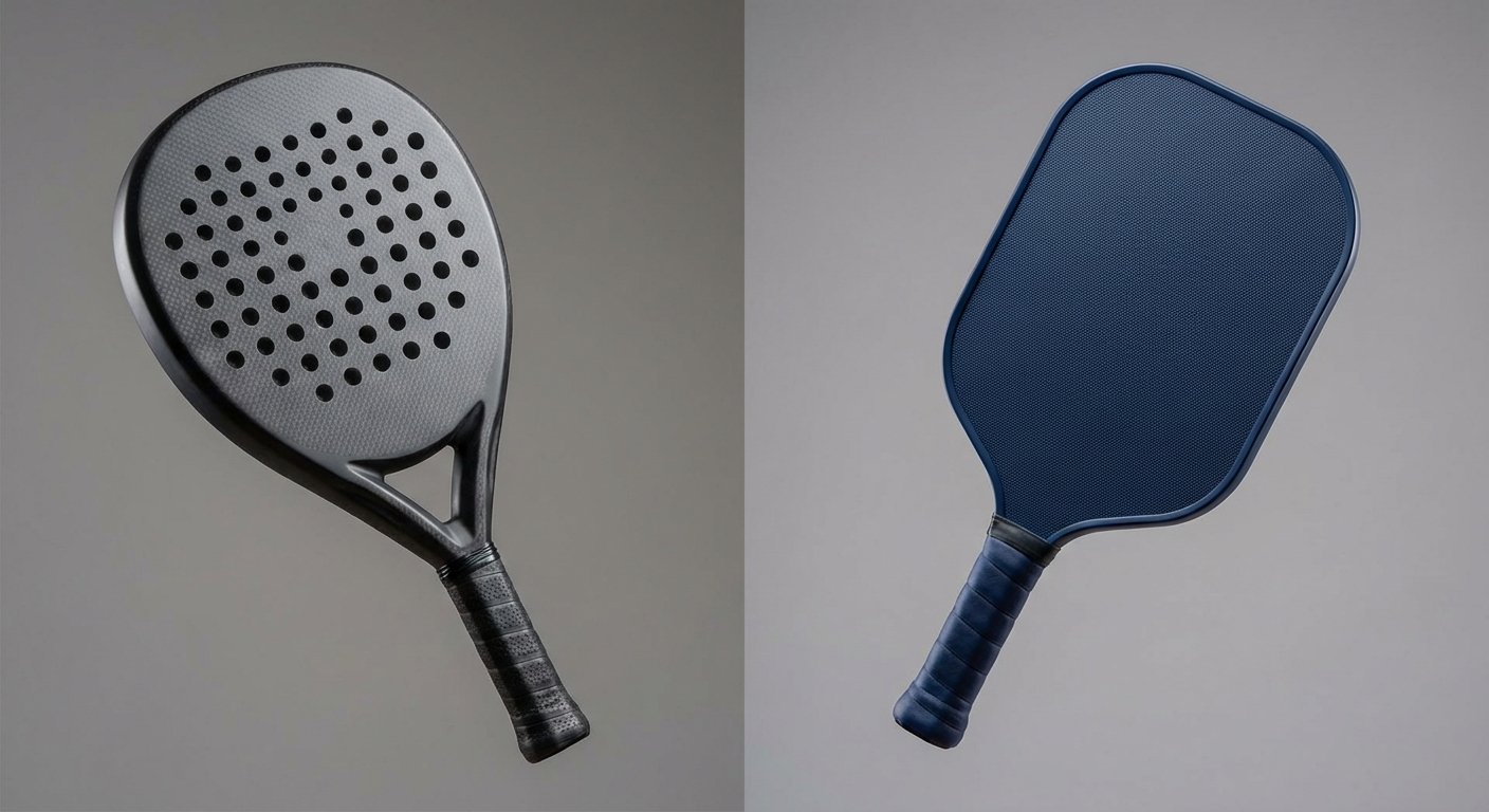 padel vs pickleball racket comparison
