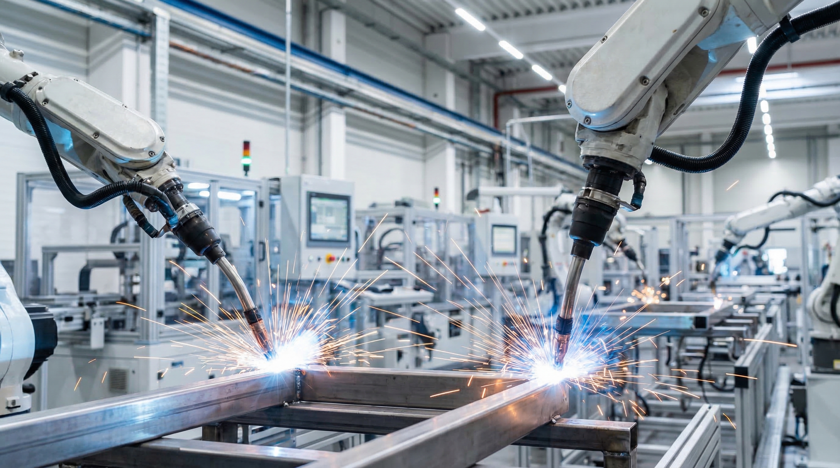 robotic welding padel frames