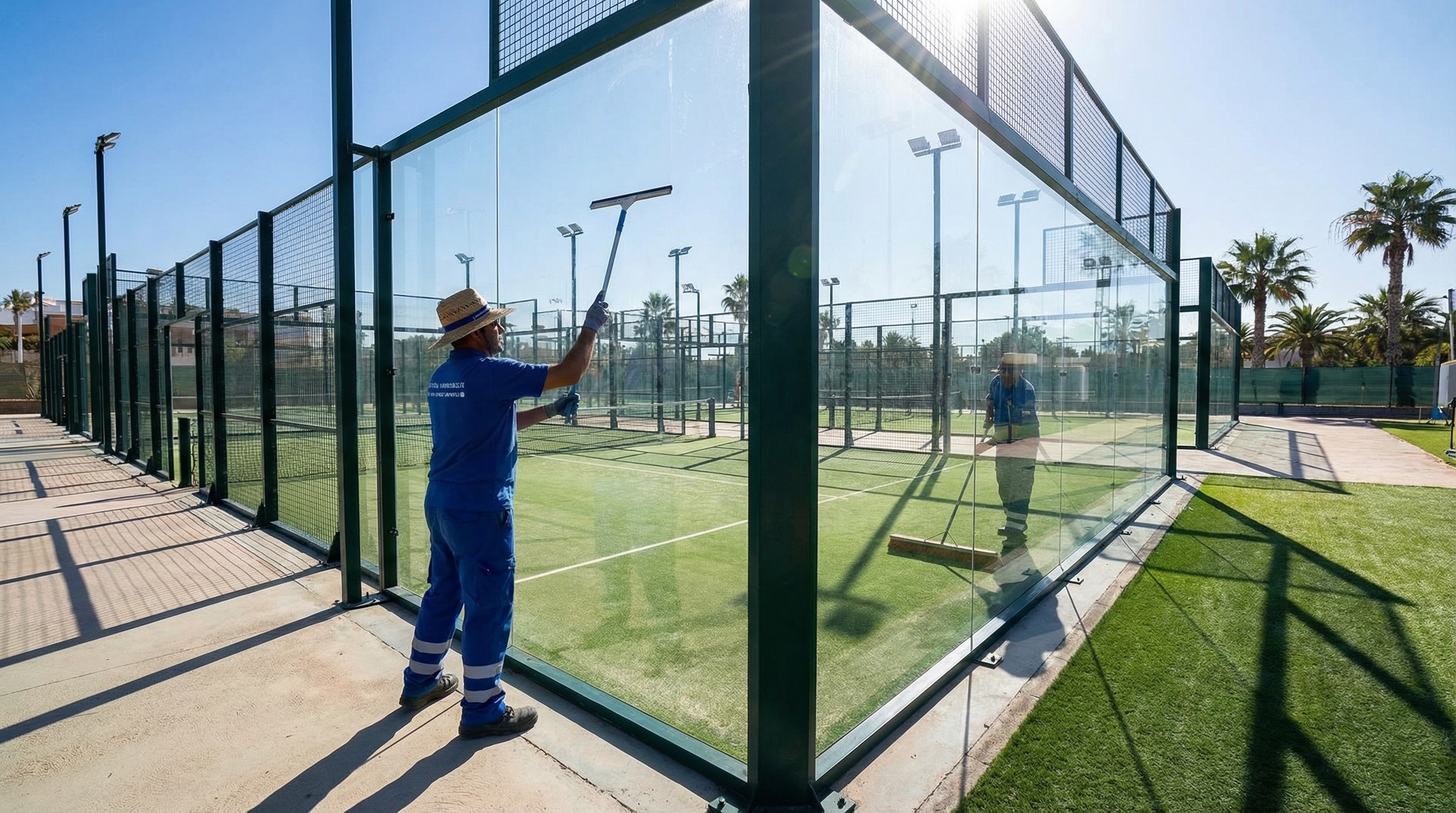 padel court maintenance cleaning index 8