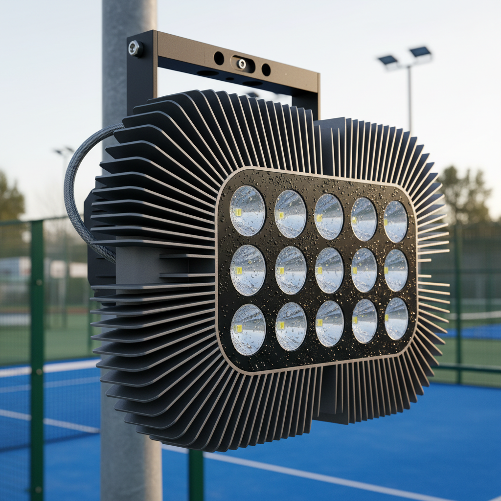 led sports floodlight padel court