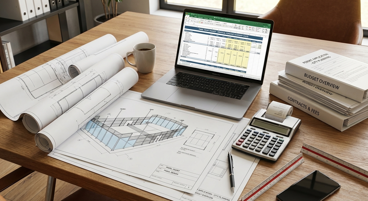 padel court office planning