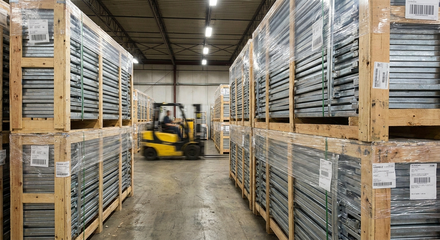 industrial warehouse galvanized steel frames