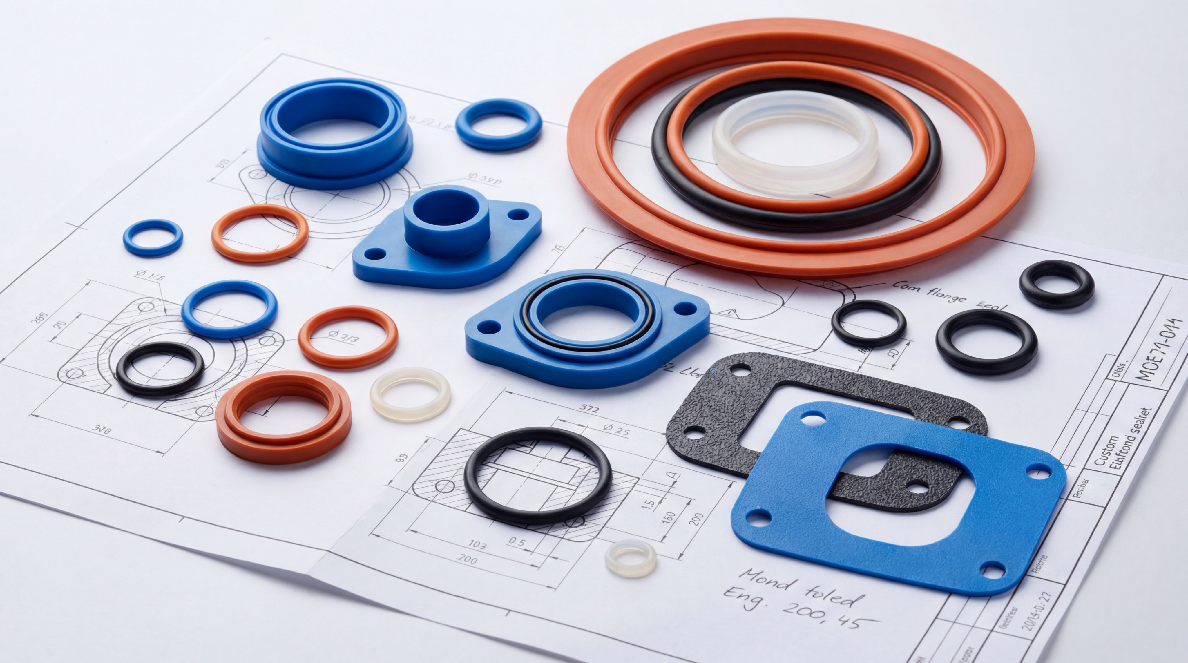 Customized silicone gaskets and seals