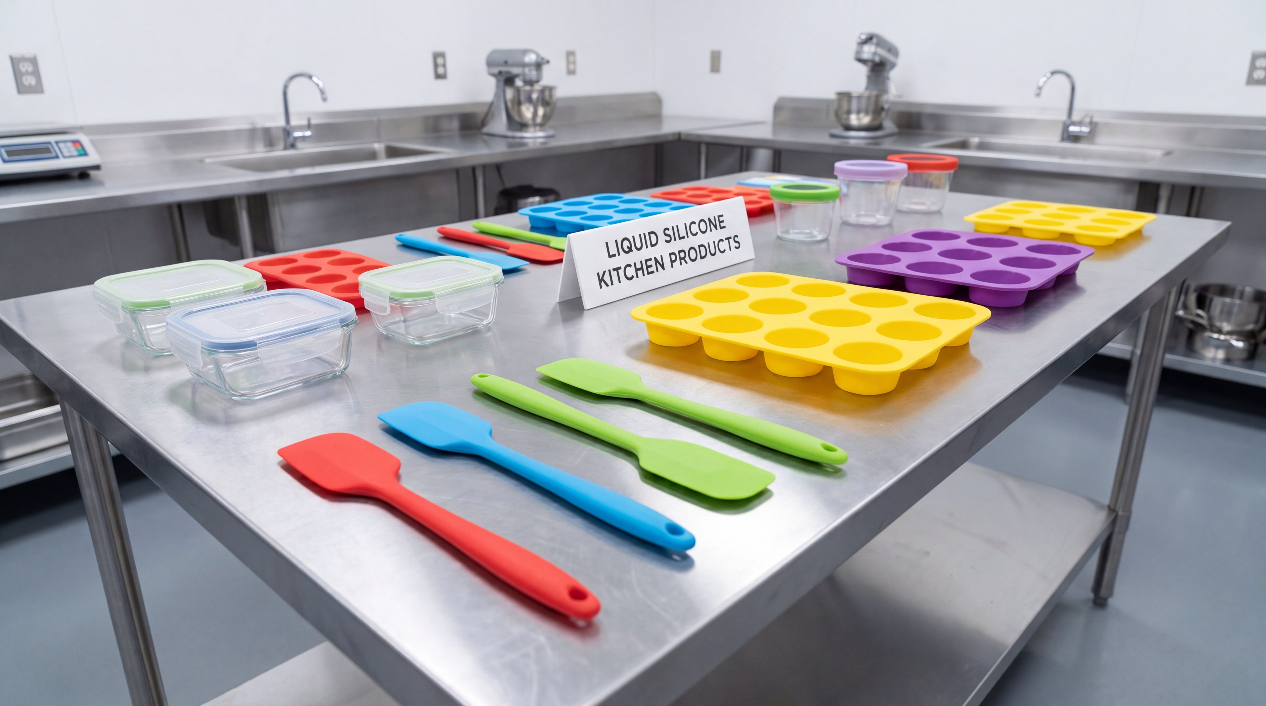 Liquid Silicone Kitchen Products Display