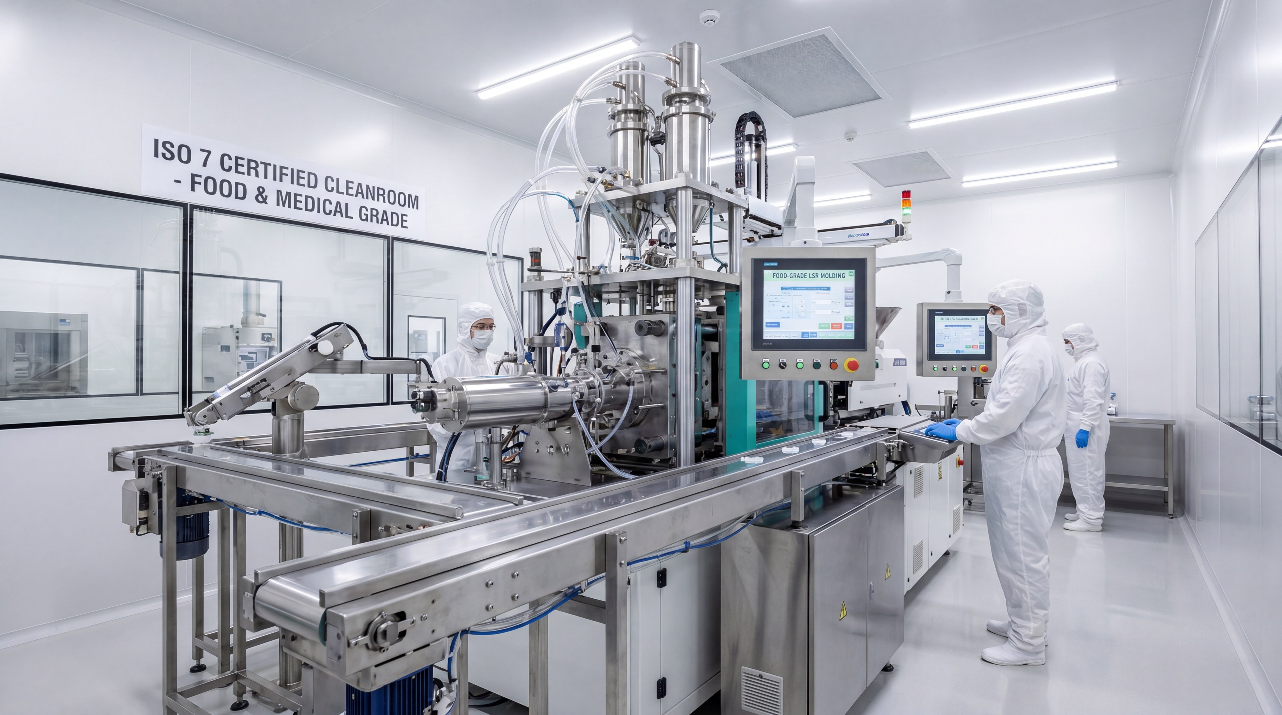 Food-grade LSR injection molding machine