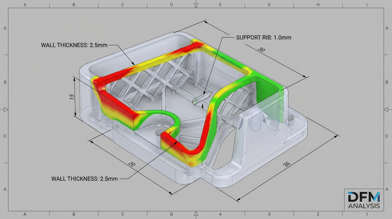 Technical visualization of design