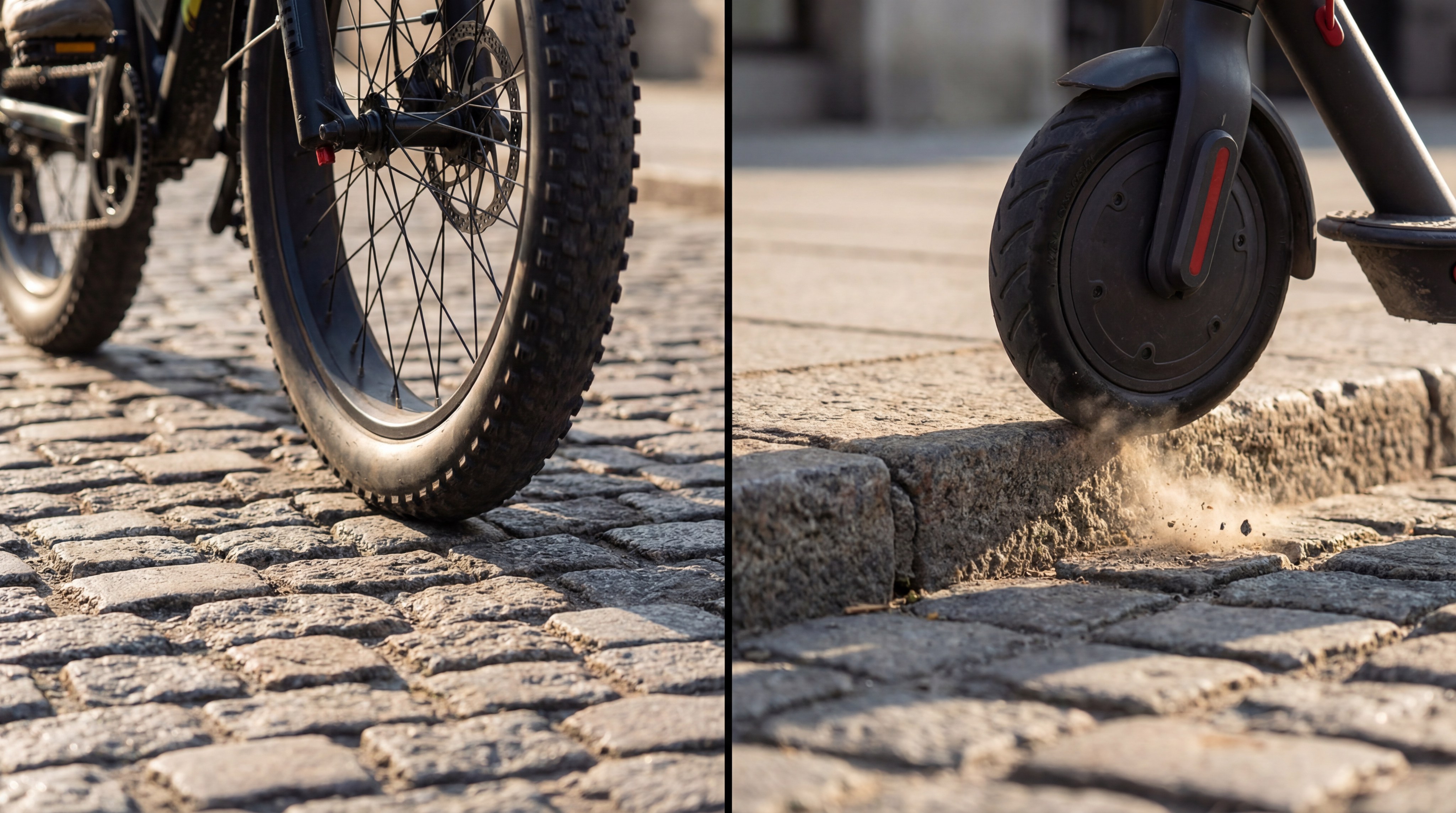 ebike vs scooter wheel comparison
